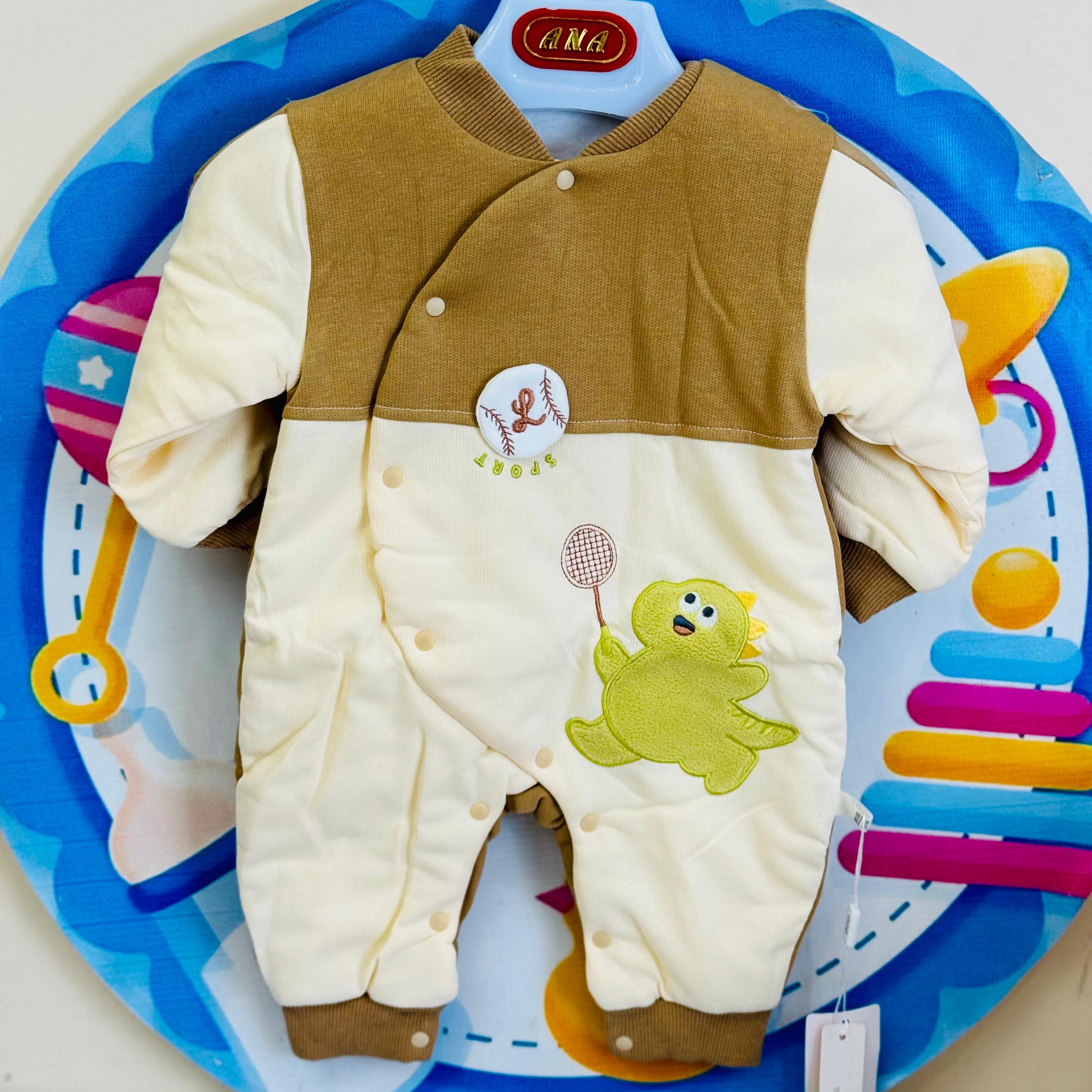 Baby Quilted Foaming Winter Rompers – Cozy & Stylish