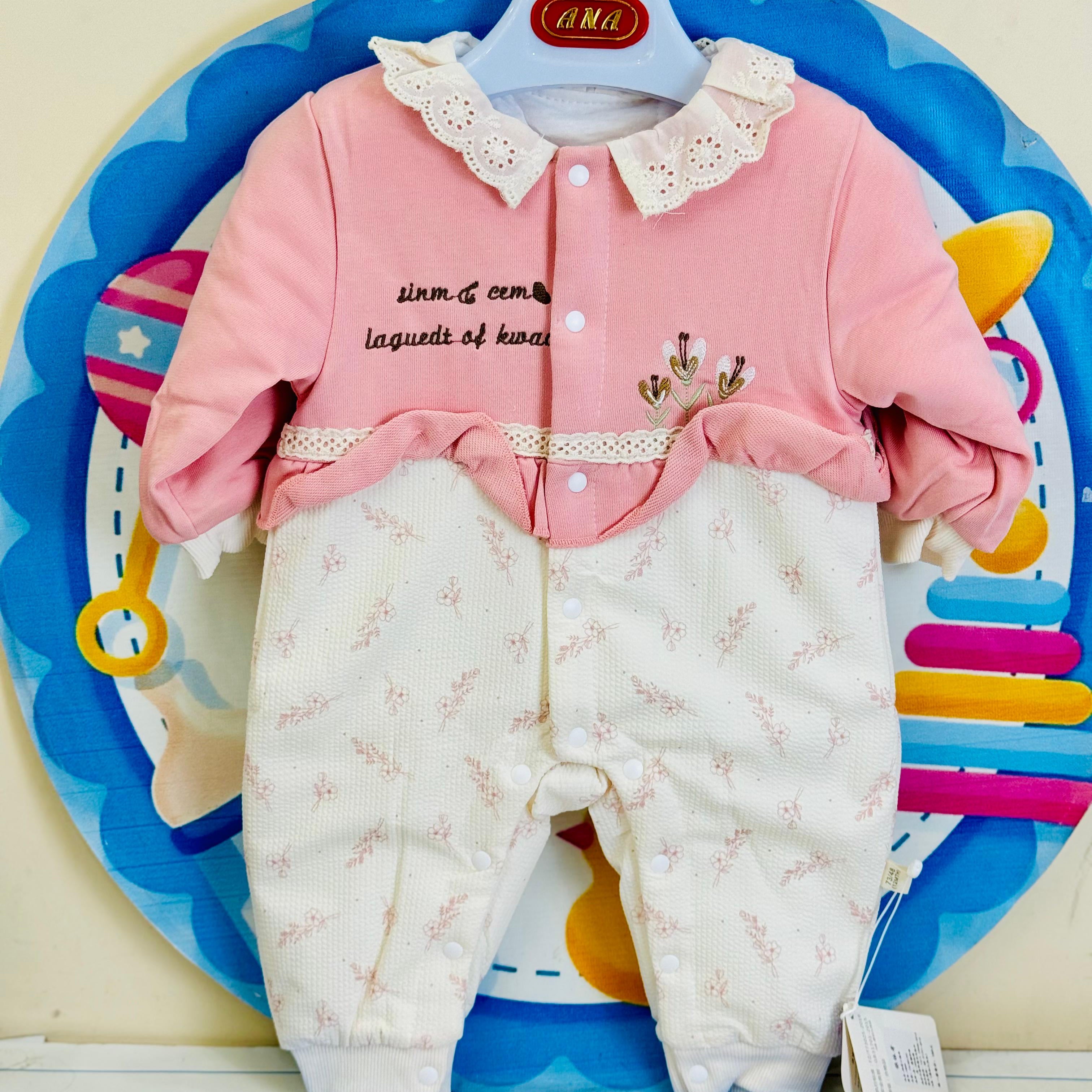 Baby Quilted Foaming Winter Rompers – Cozy & Stylish