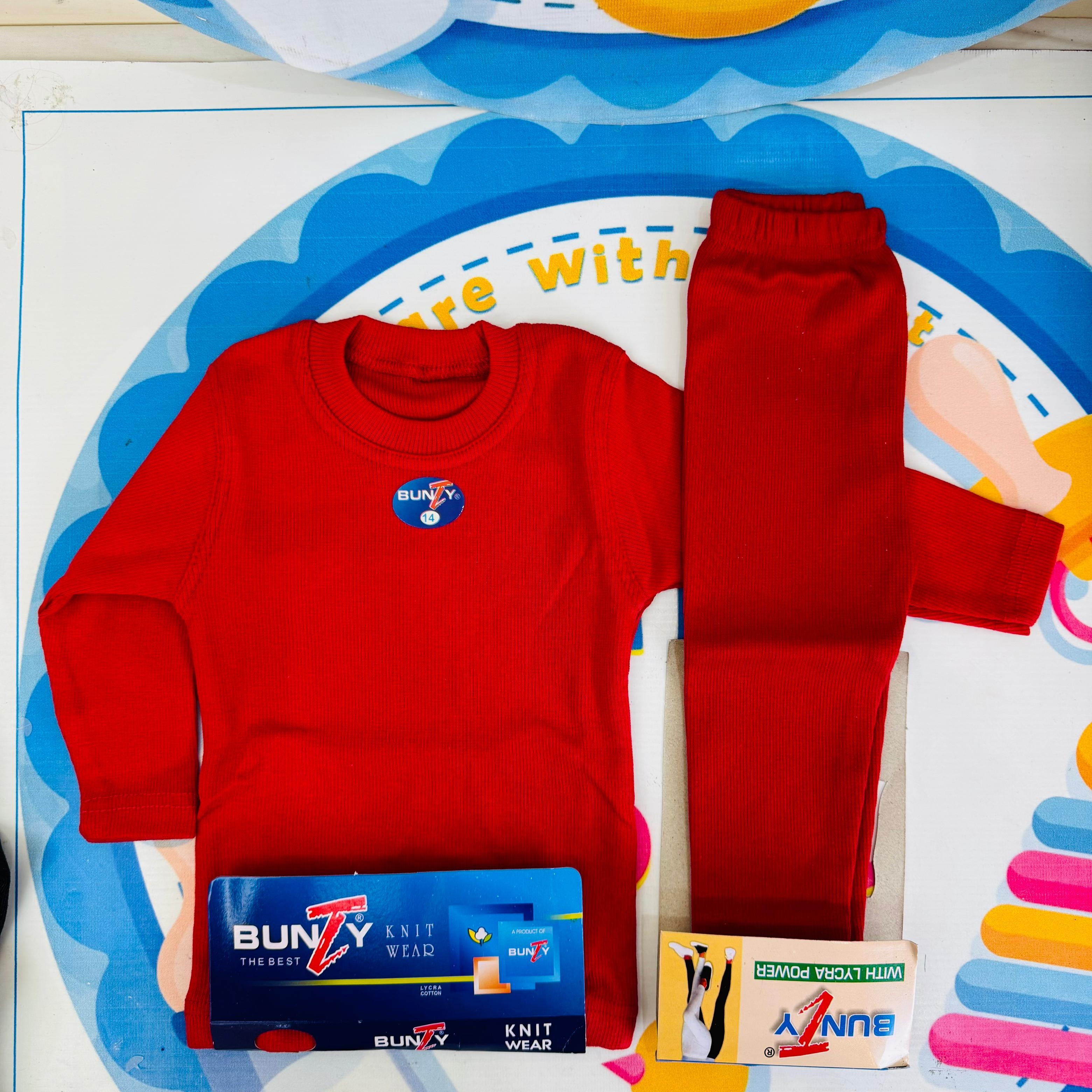 Baby Winter Thermal Suits – Red