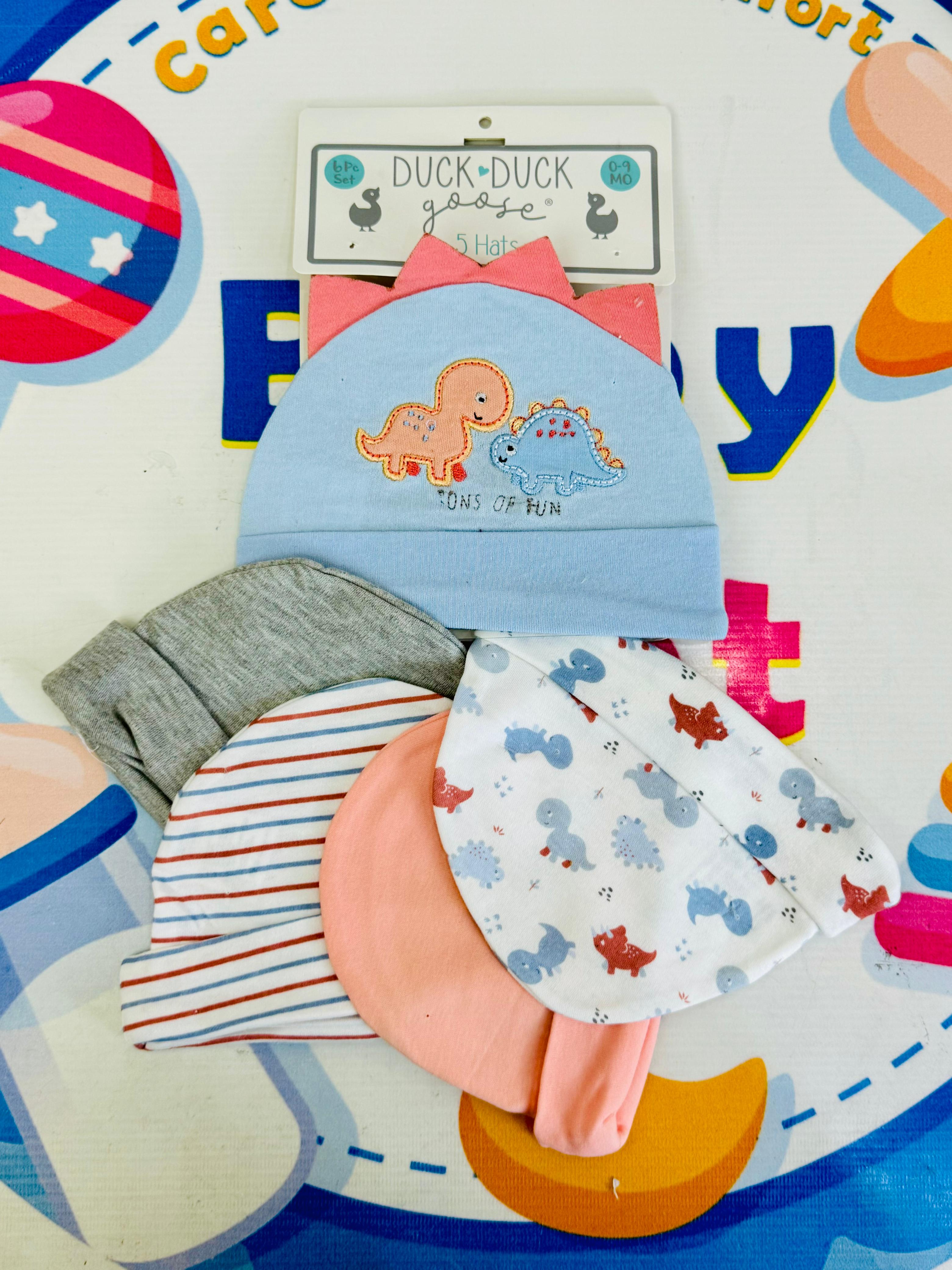 Hudson Baby Summer Caps – Pack of 5 | Unisex Collection