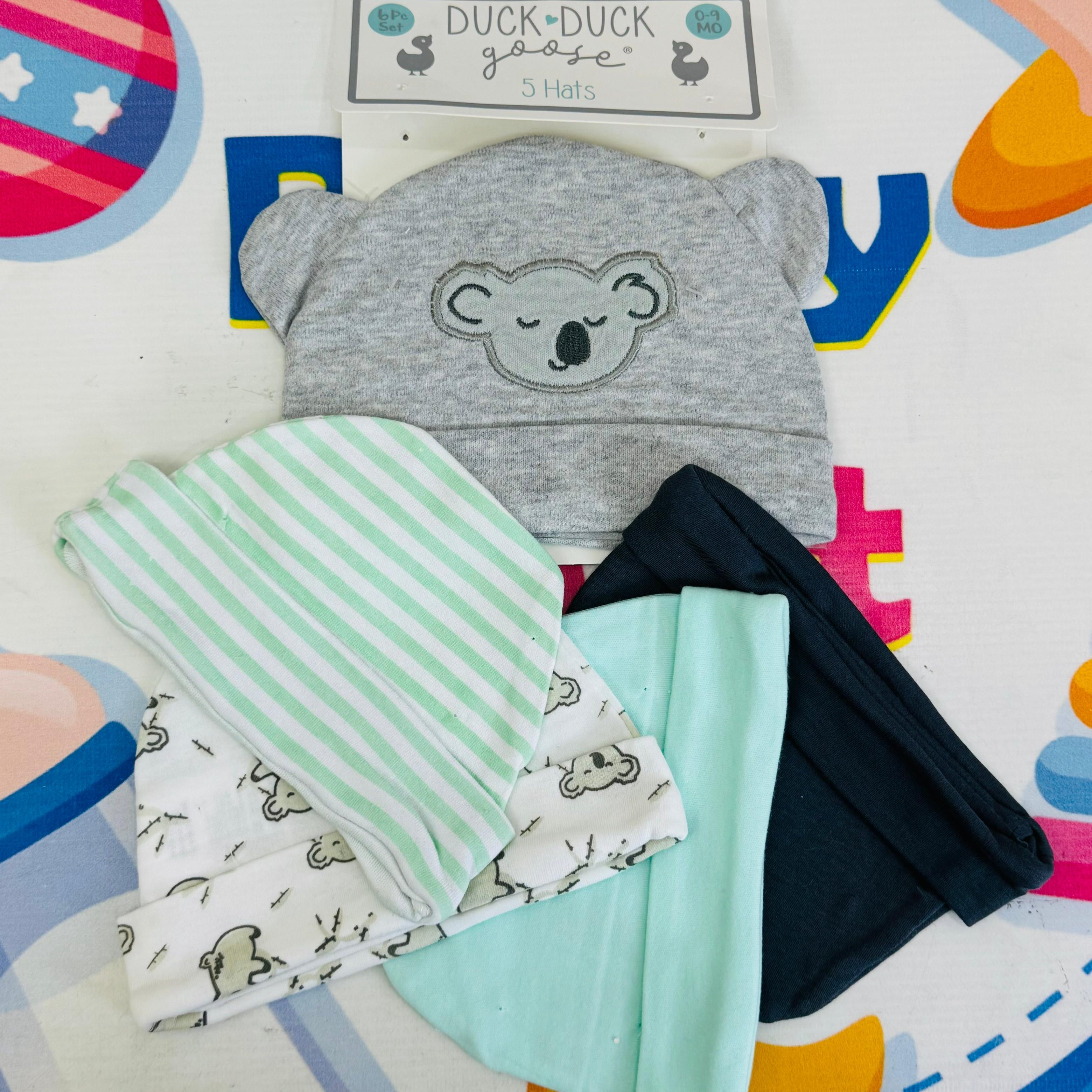 Hudson Baby Summer Caps – Pack of 5 | Unisex Collection