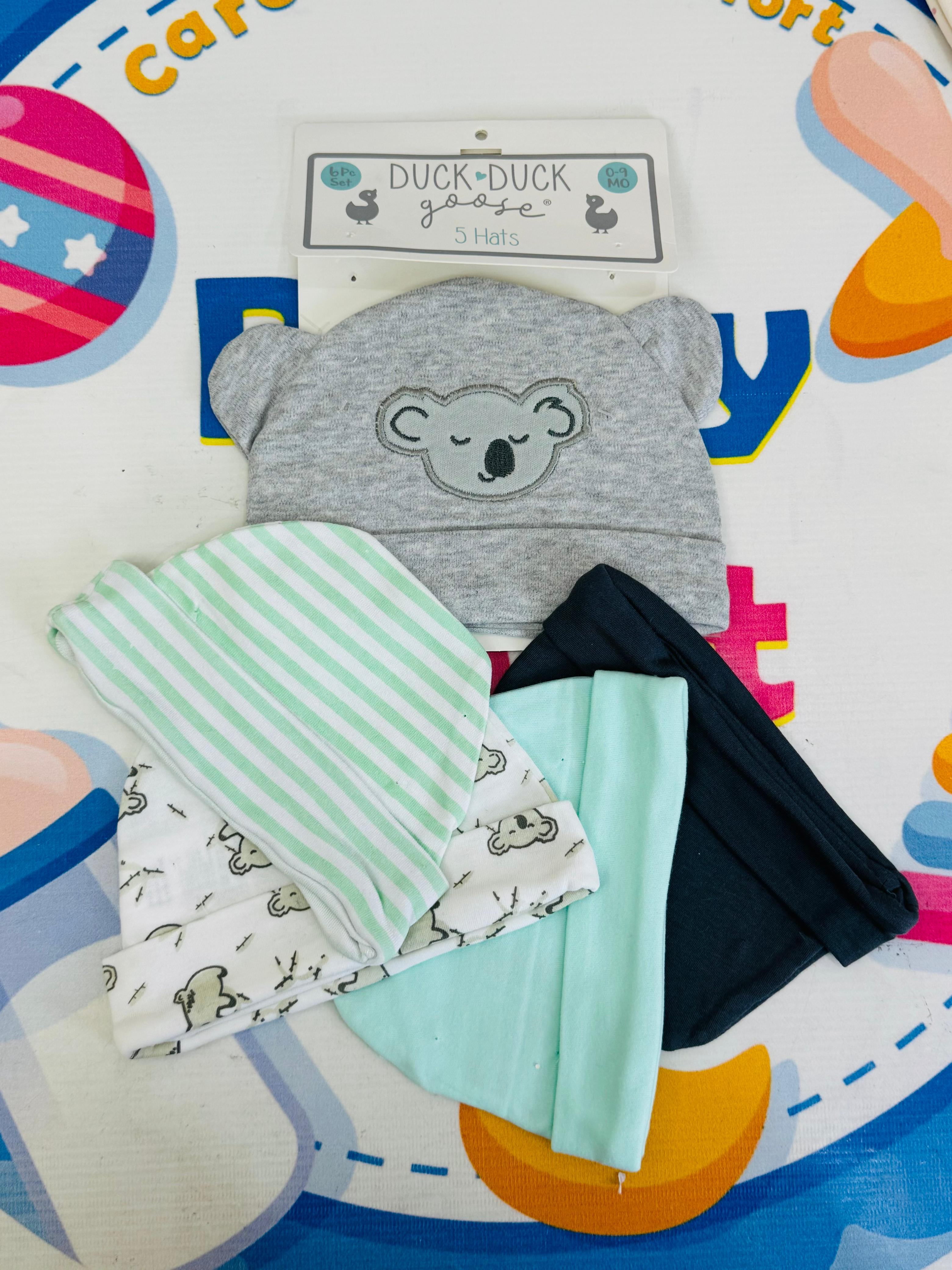 Hudson Baby Summer Caps – Pack of 5 | Unisex Collection