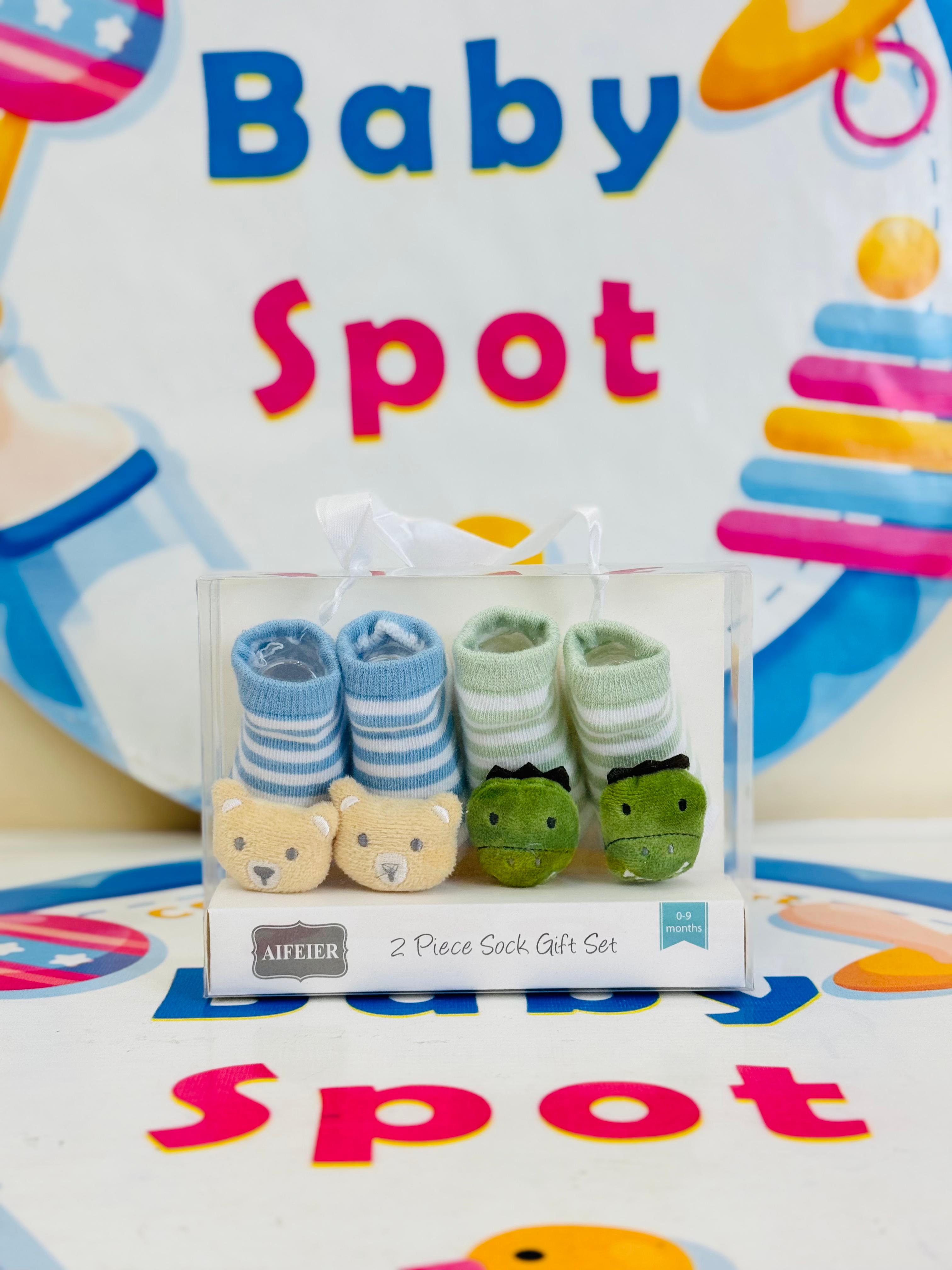 AIFEIER Branded Pack of 2 Socks Botties