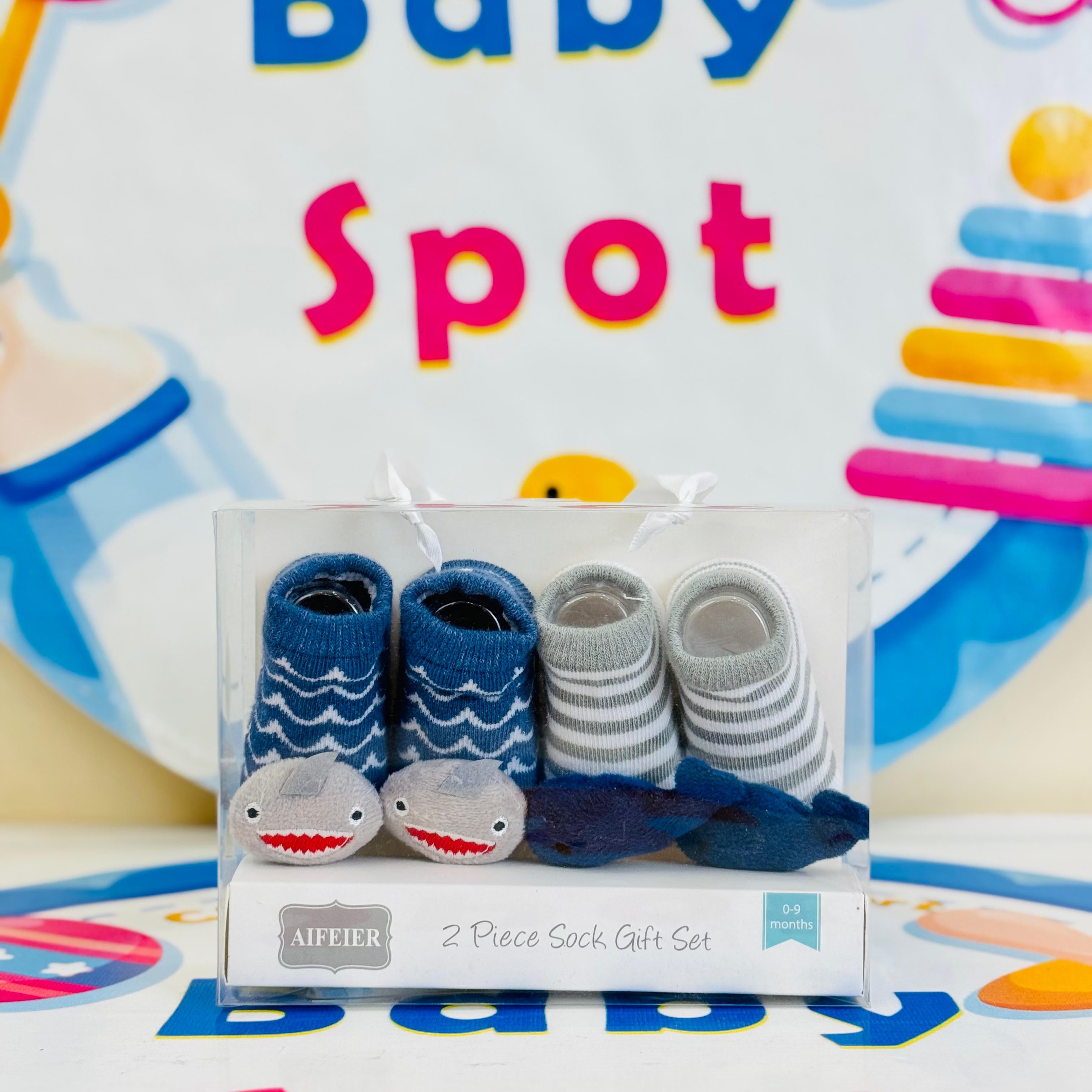 AIFEIER Branded Pack of 2 Socks Botties