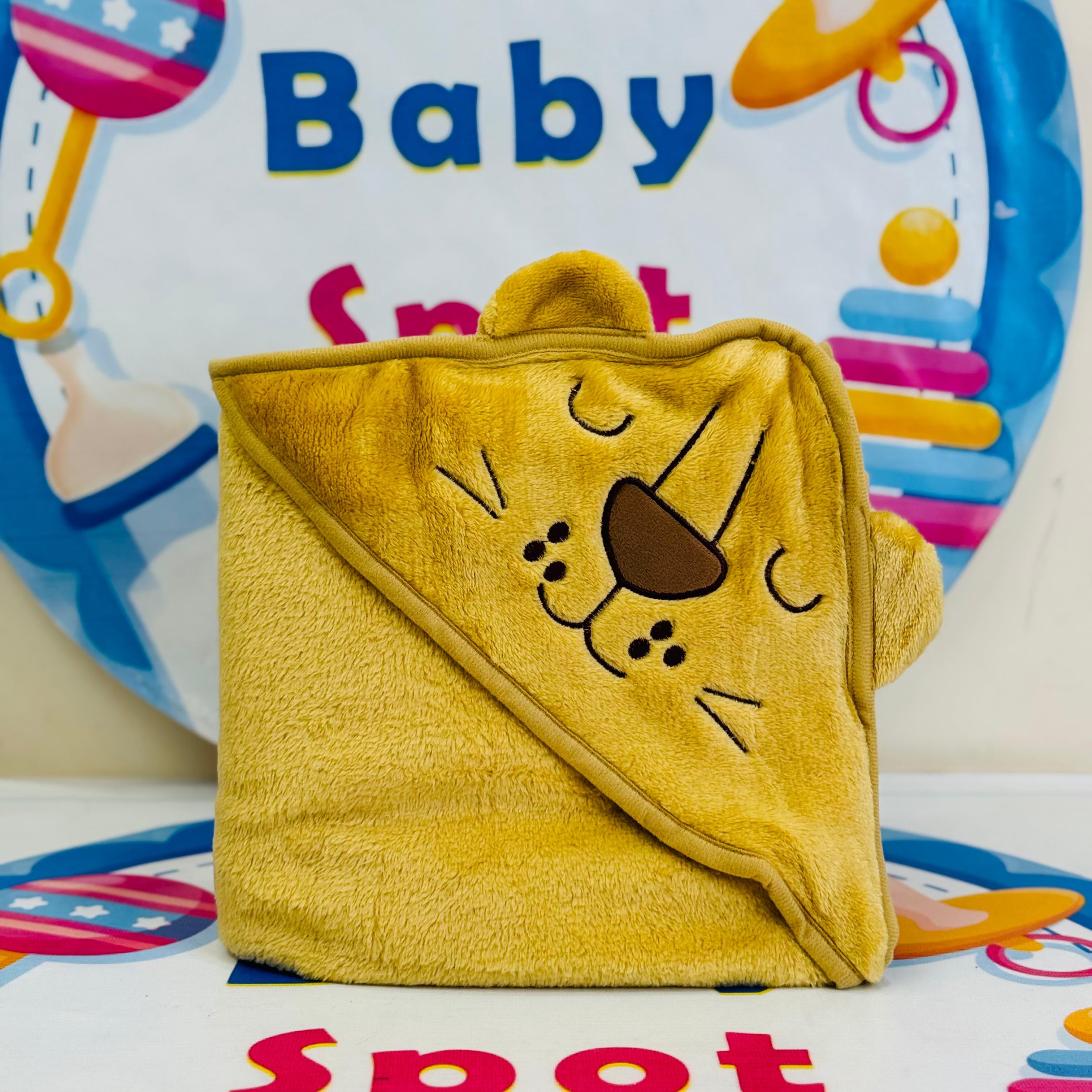 Baby Hooded Fleece Wrapping Sheets