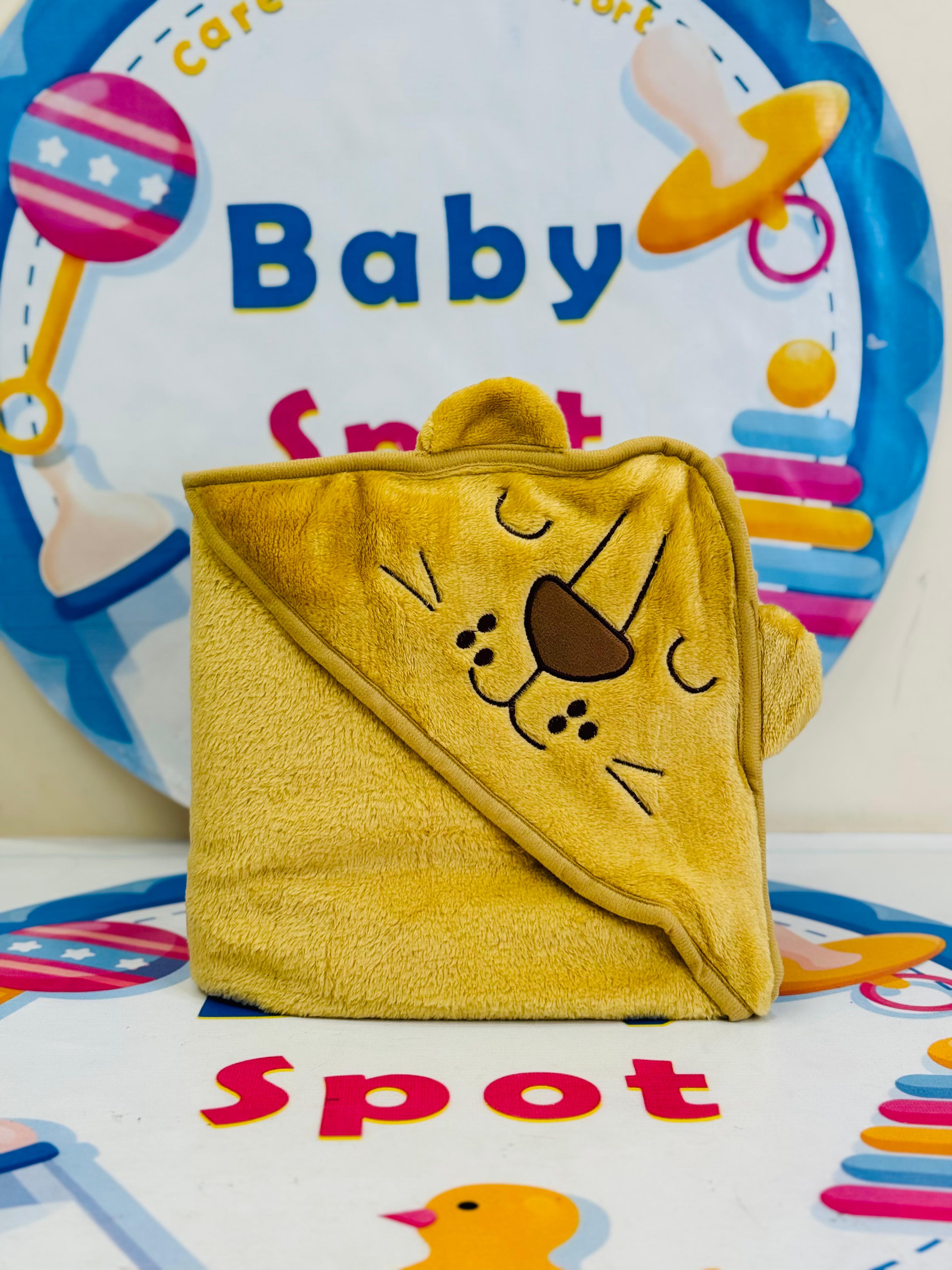 Baby Hooded Fleece Wrapping Sheets