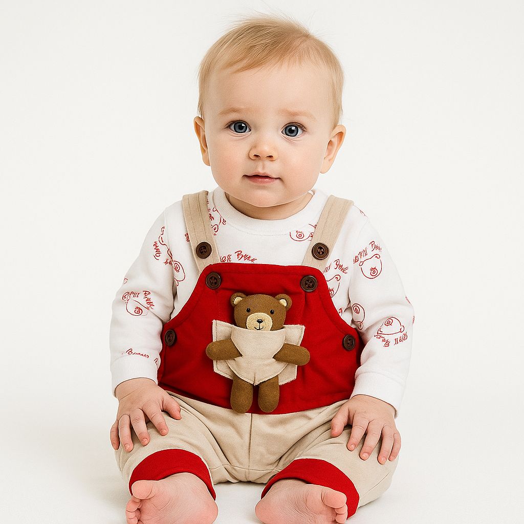 Türkish Velvet style duangaree romper set