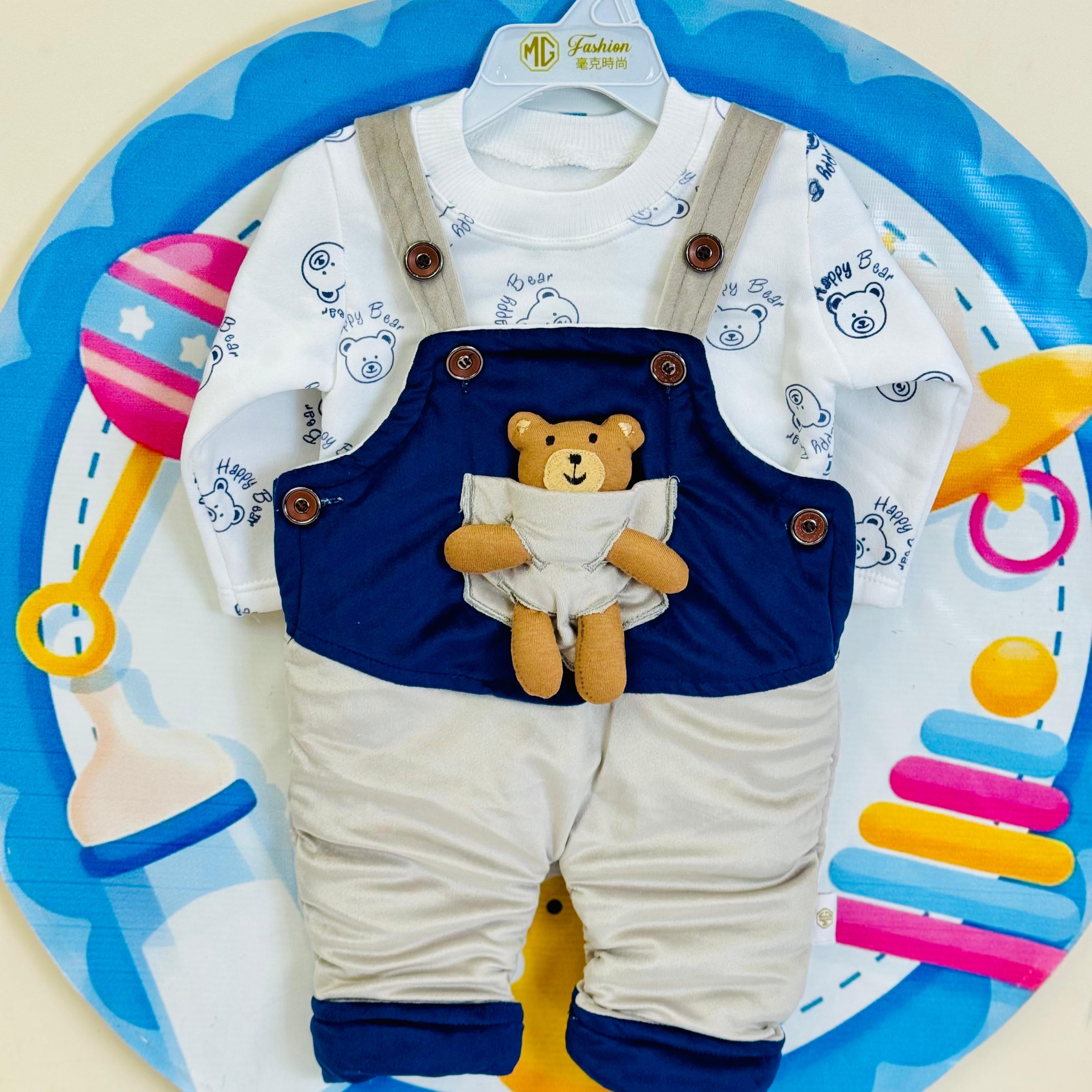 Türkish Velvet style duangaree romper set