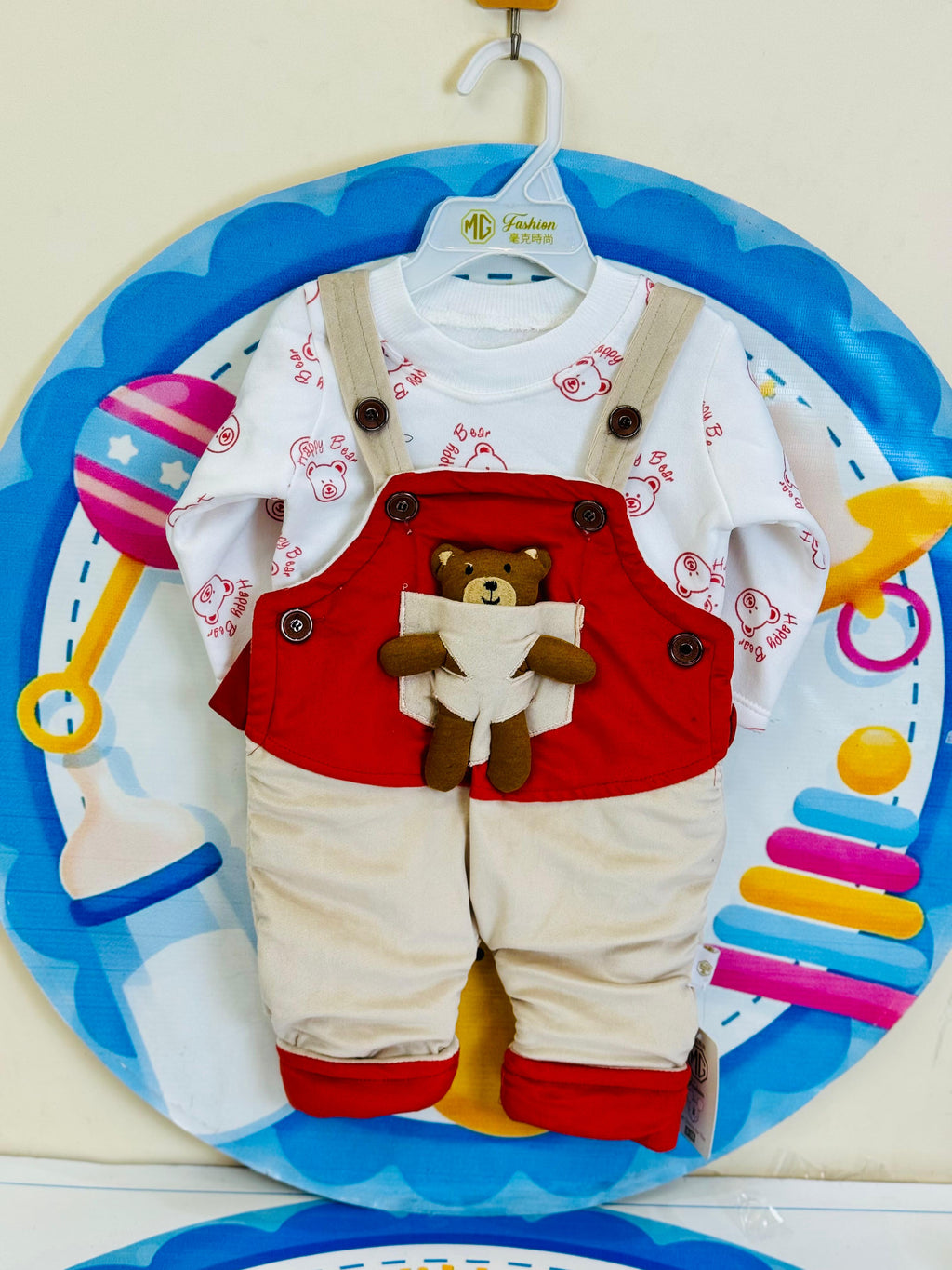 Türkish Velvet style duangaree romper set