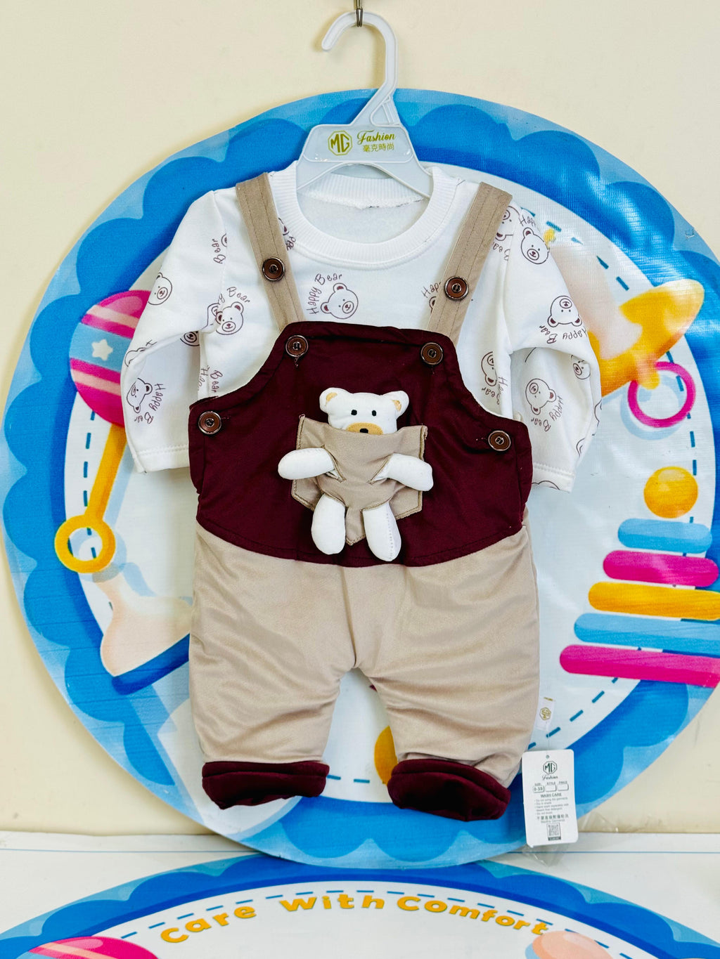 Türkish Velvet style duangaree romper set