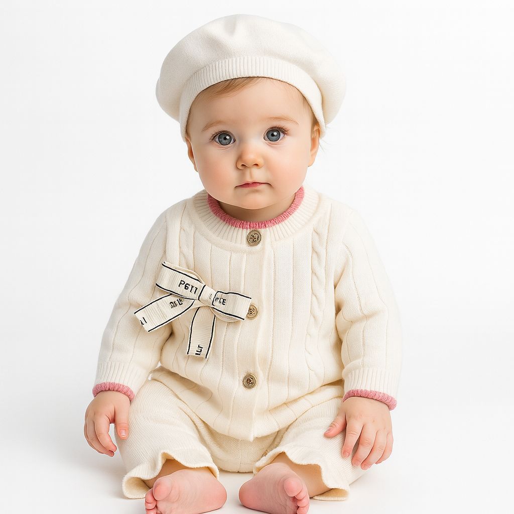 Baby Woolen Pajama Suits with cap – Winter Collection ❄️