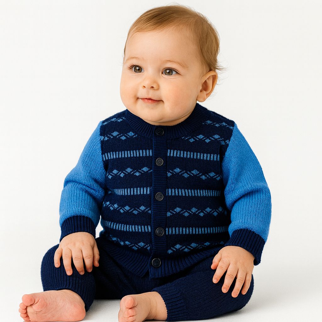 Baby Woolen Pajama Suits – Winter Collection ❄️