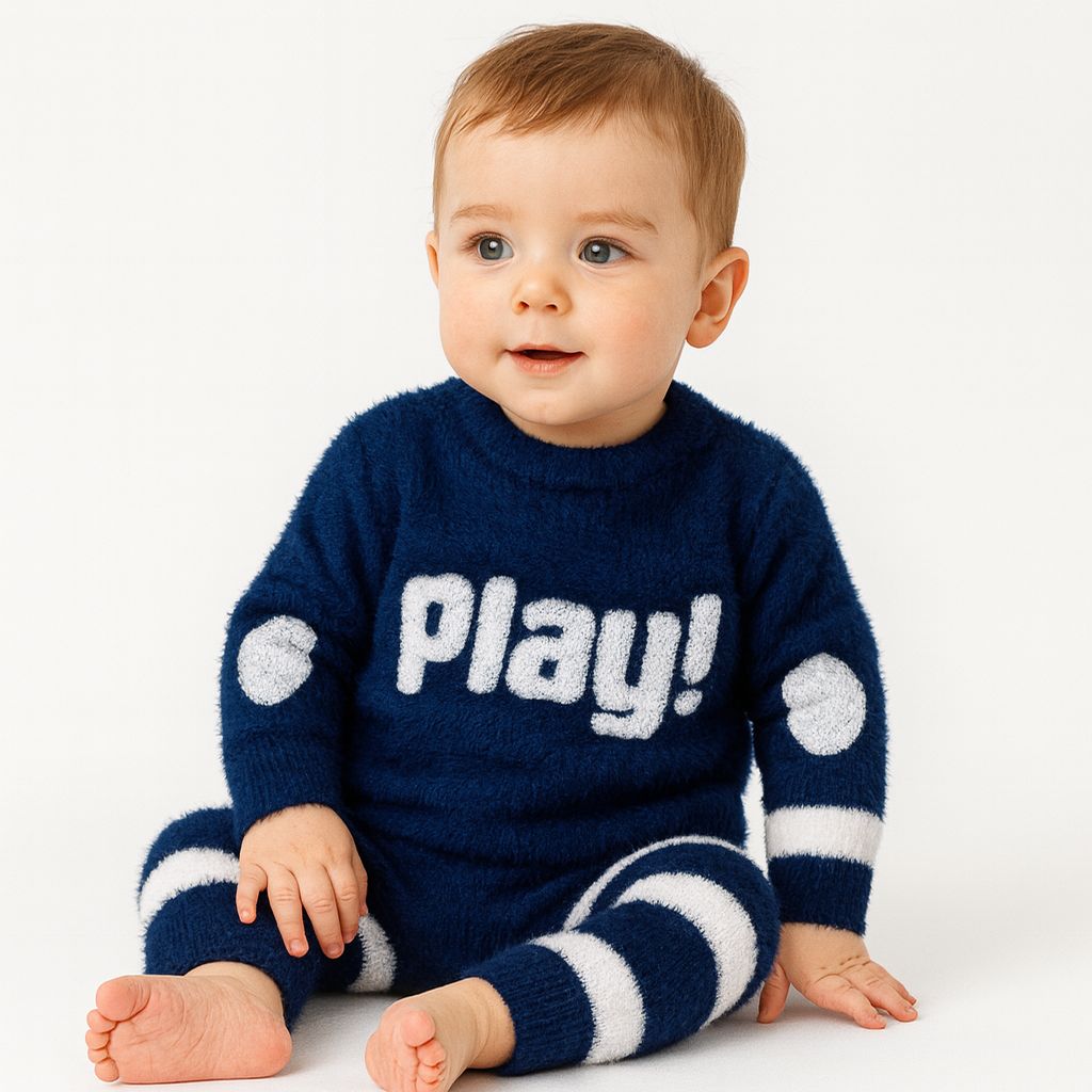 Baby Rabbit wool Pajama Suits ❄️