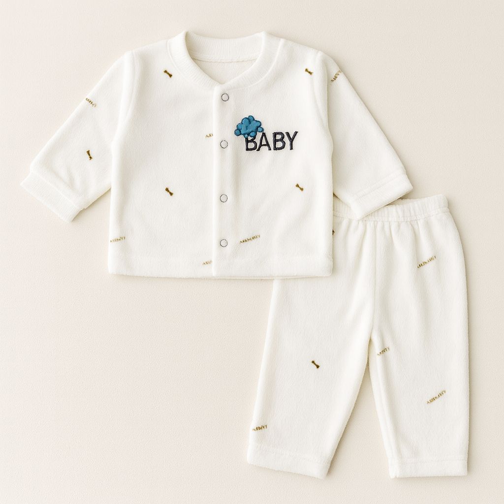 Winter Fleece 2 pc baby suits