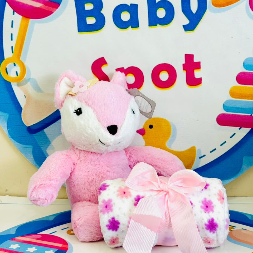 Sunnozy baby blanket with Toy p2