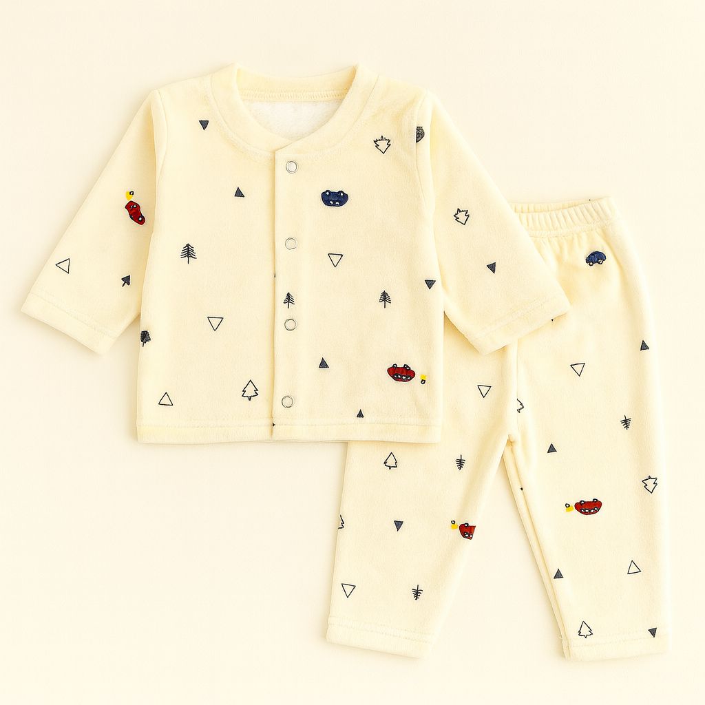 Winter Fleece 2 pc baby suits