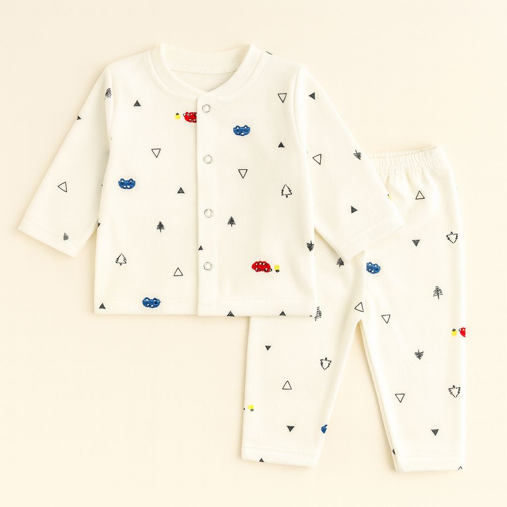Winter Fleece 2 pc baby suits