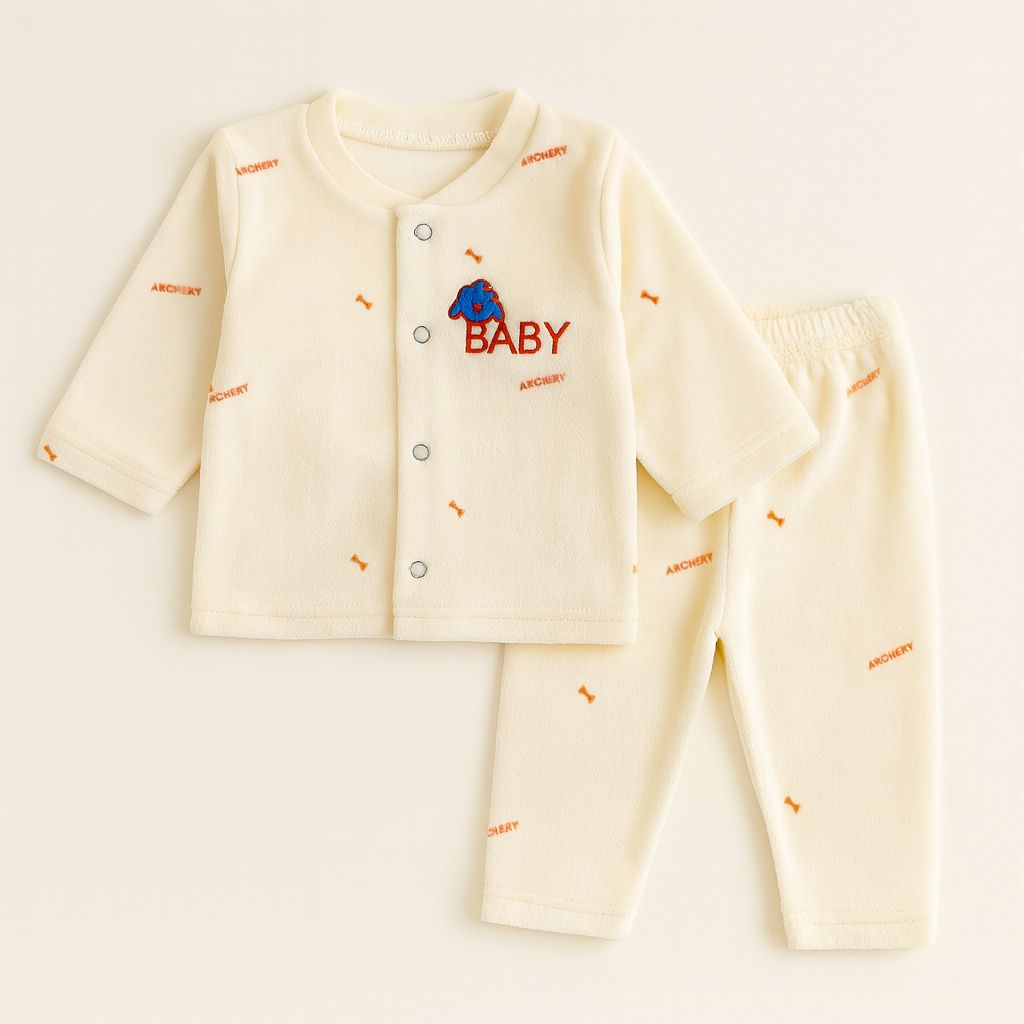 Winter Fleece 2 pc baby suits