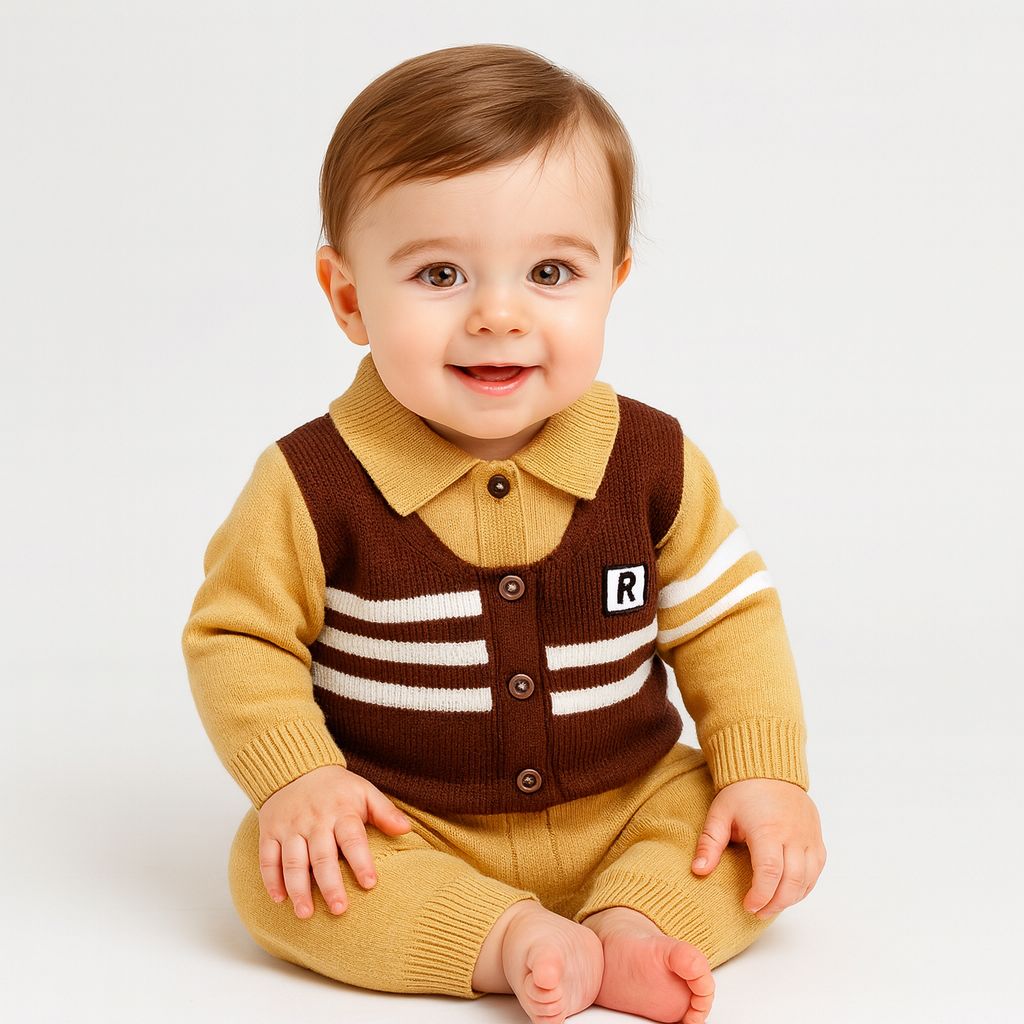 Baby Woolen Pajama Suits – Winter Collection ❄️