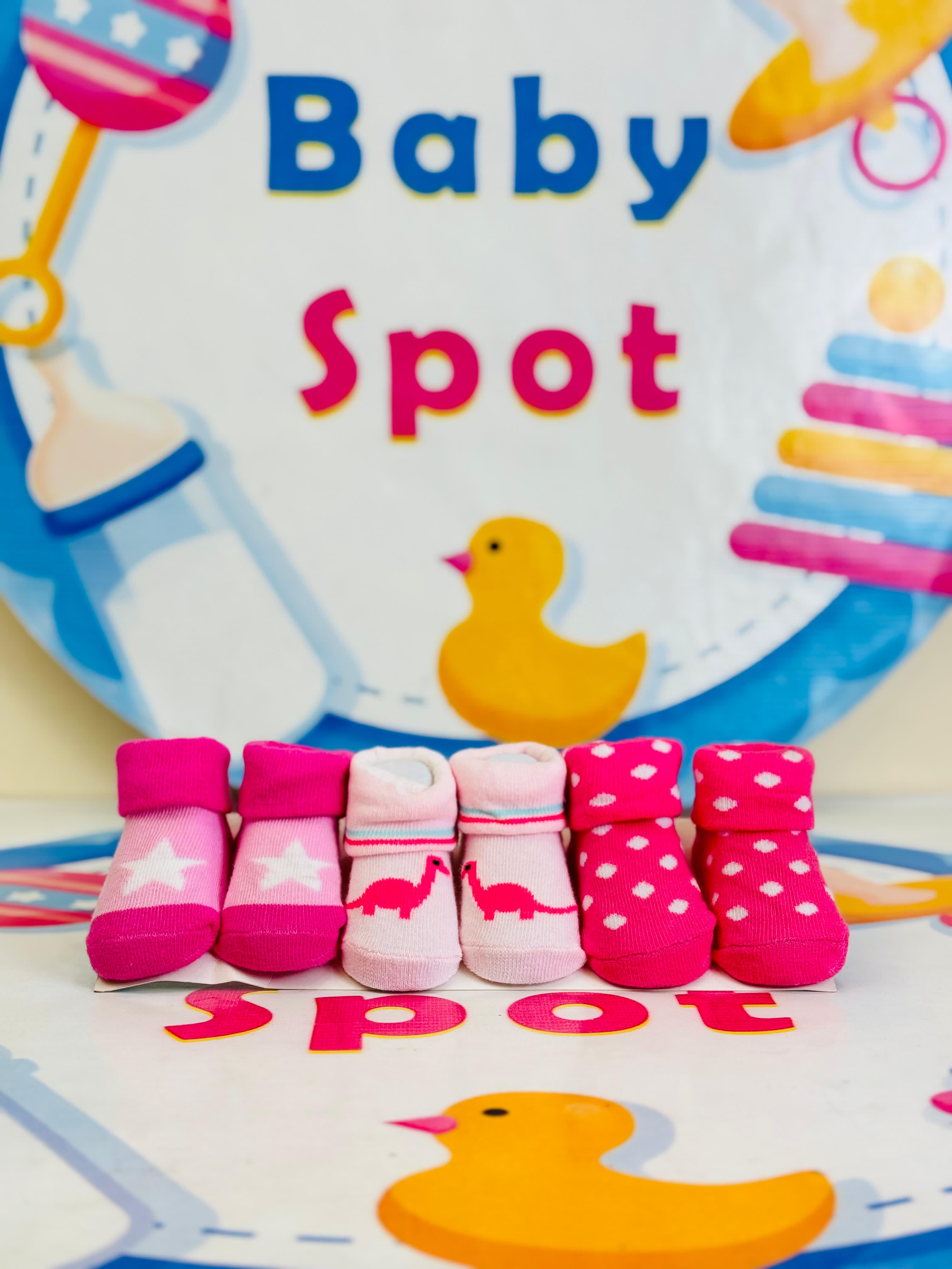 Hudson Baby® Premium Pack of 3 Socks Booties