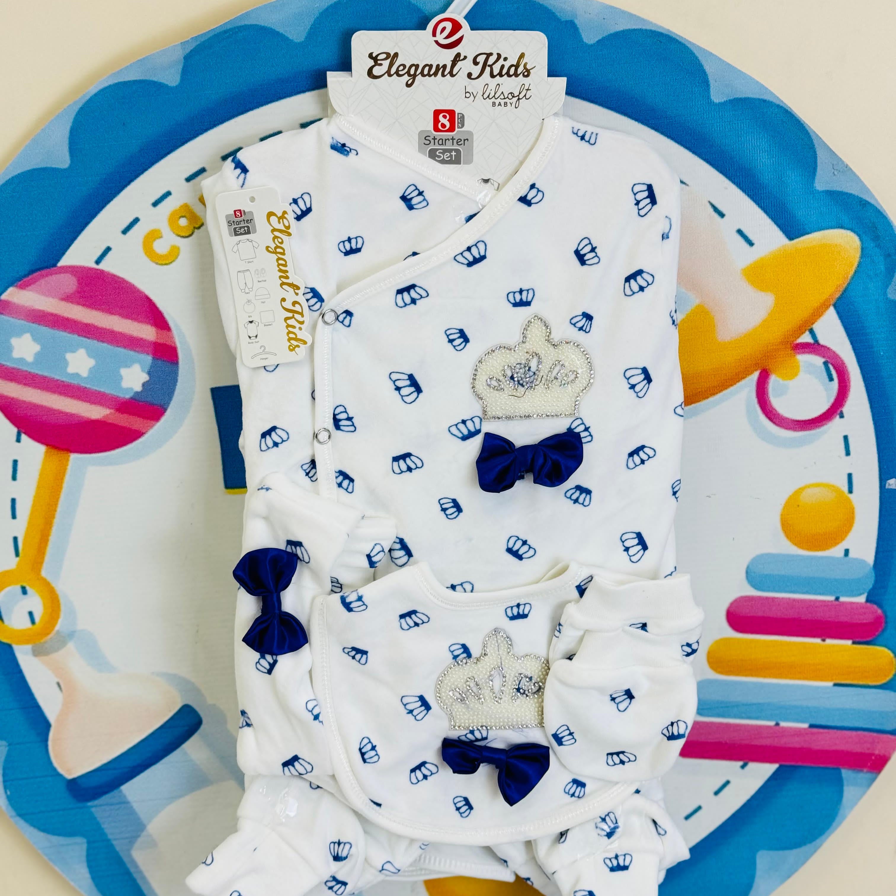 8 Pcs Winter Fleece Baby Starter Set – Warm & Cozy