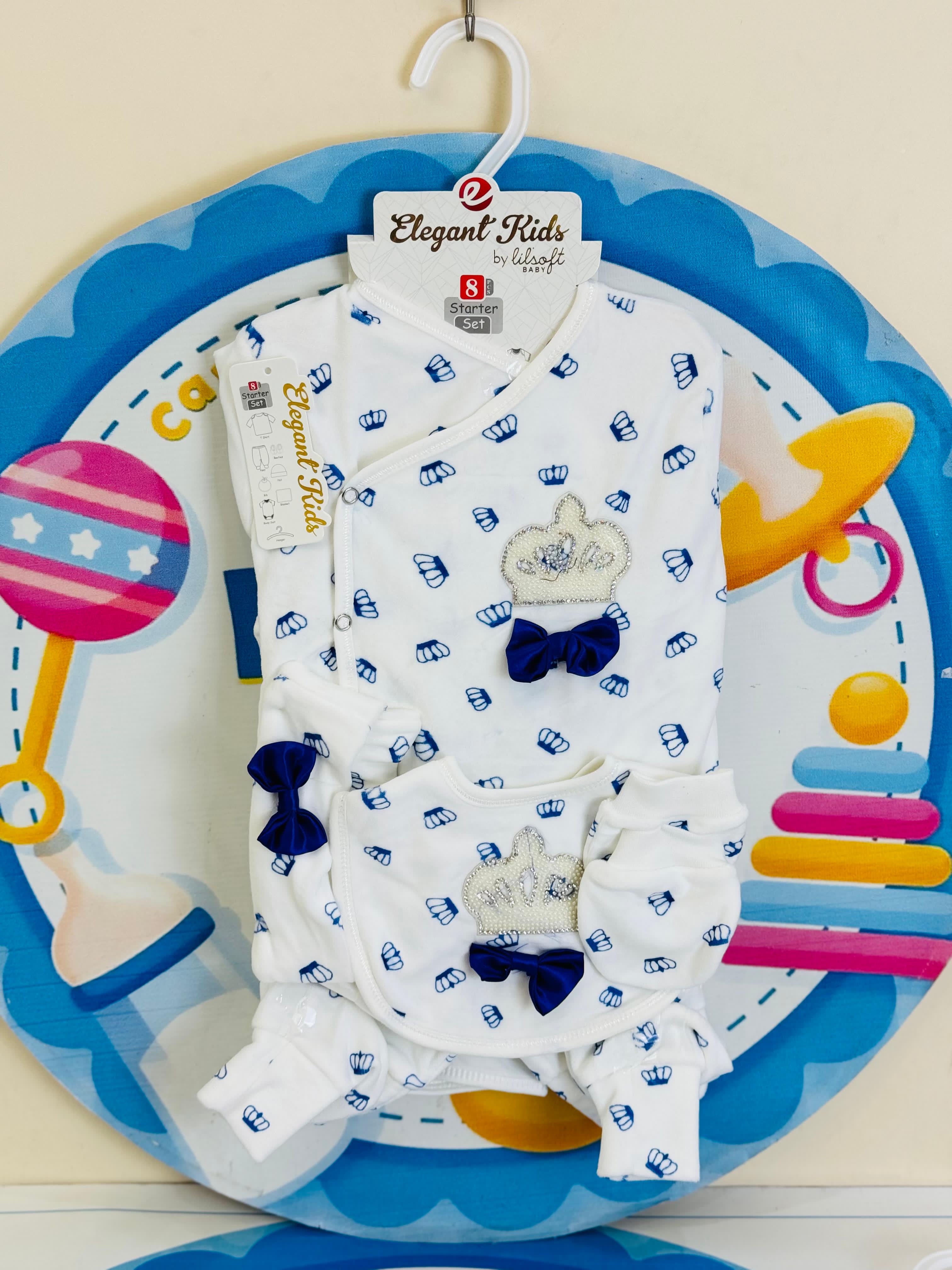 8 Pcs Winter Fleece Baby Starter Set – Warm & Cozy