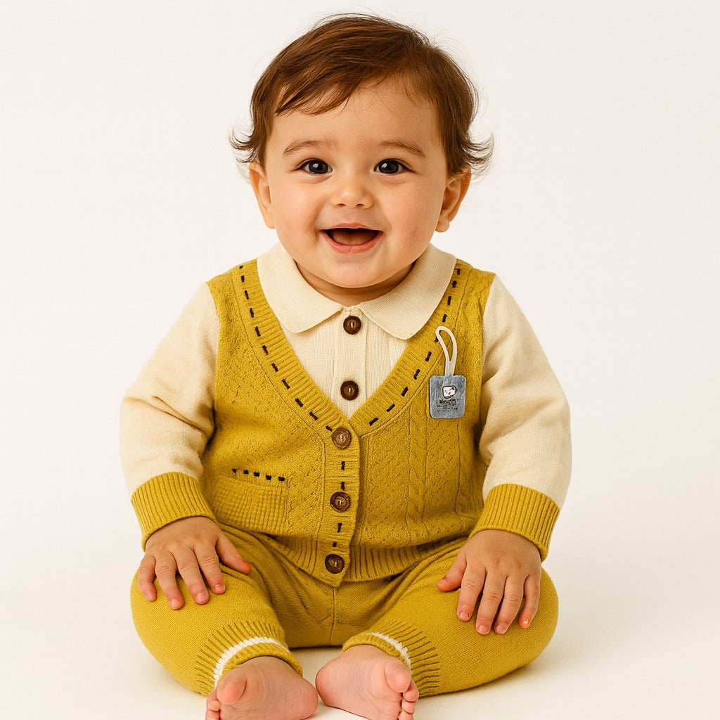 Baby Woolen Pajama Suits – Winter Collection ❄️