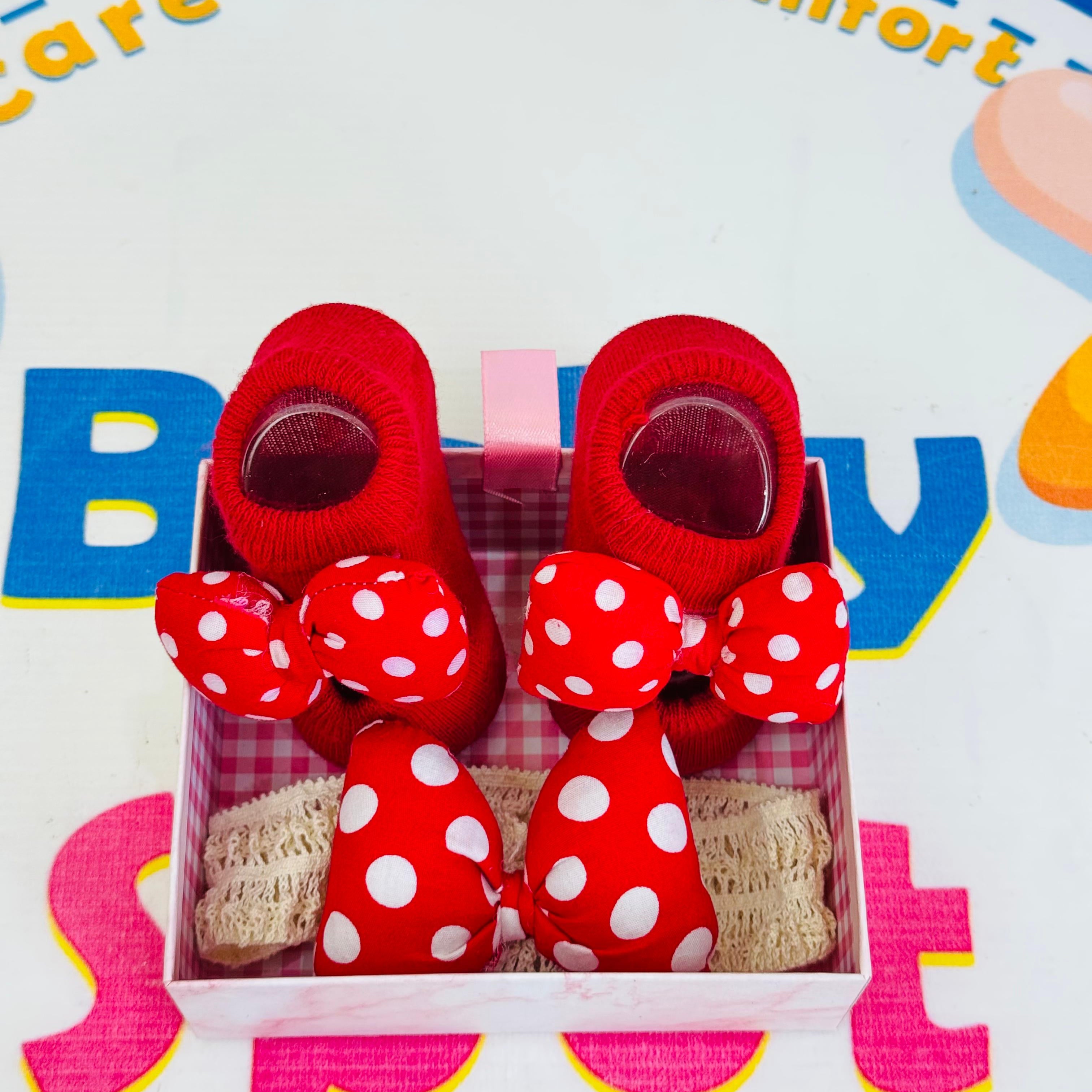 Baby Fancy Botti with Matching Hair Band – Box Packing