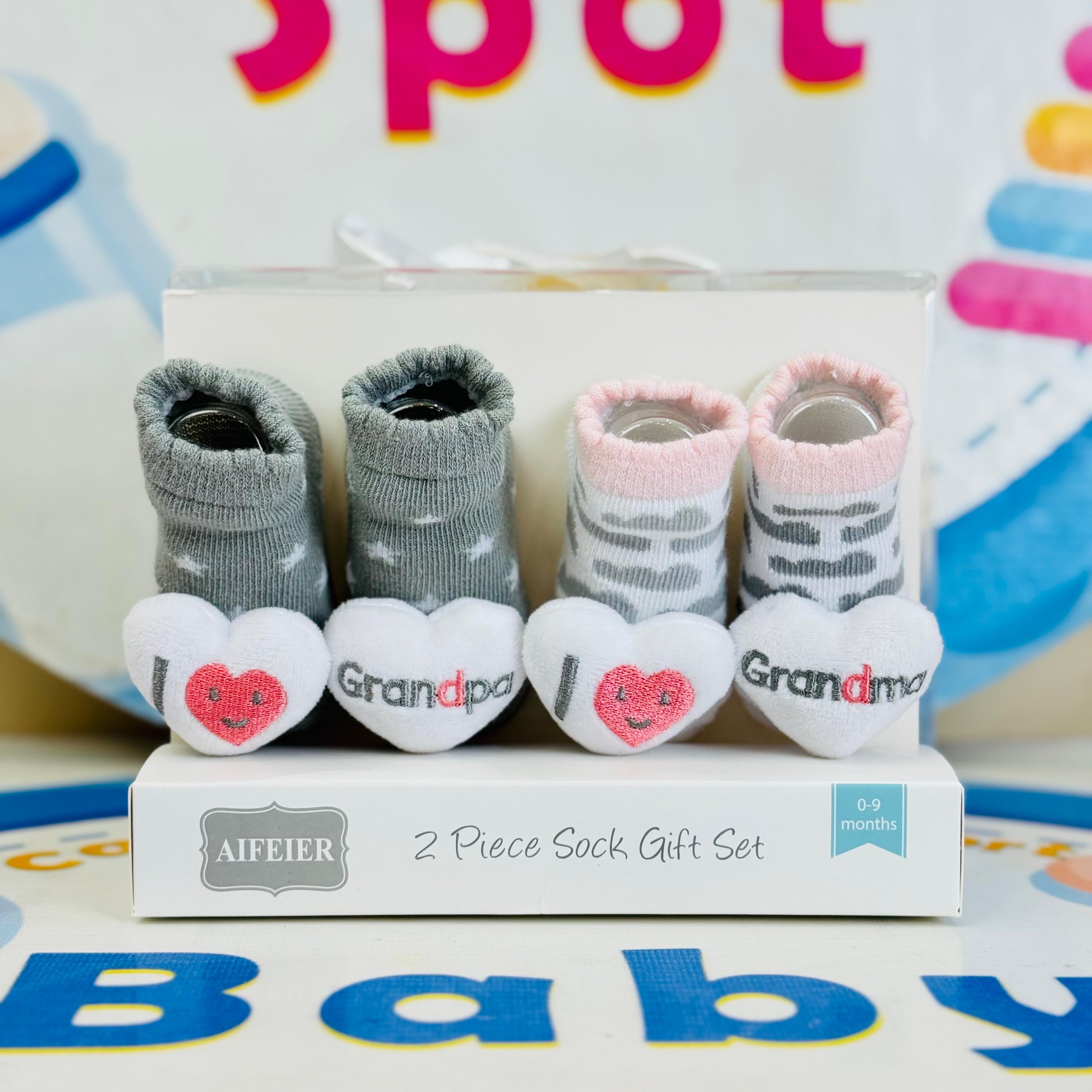 AIFEIER Branded Pack of 2 Socks Botties