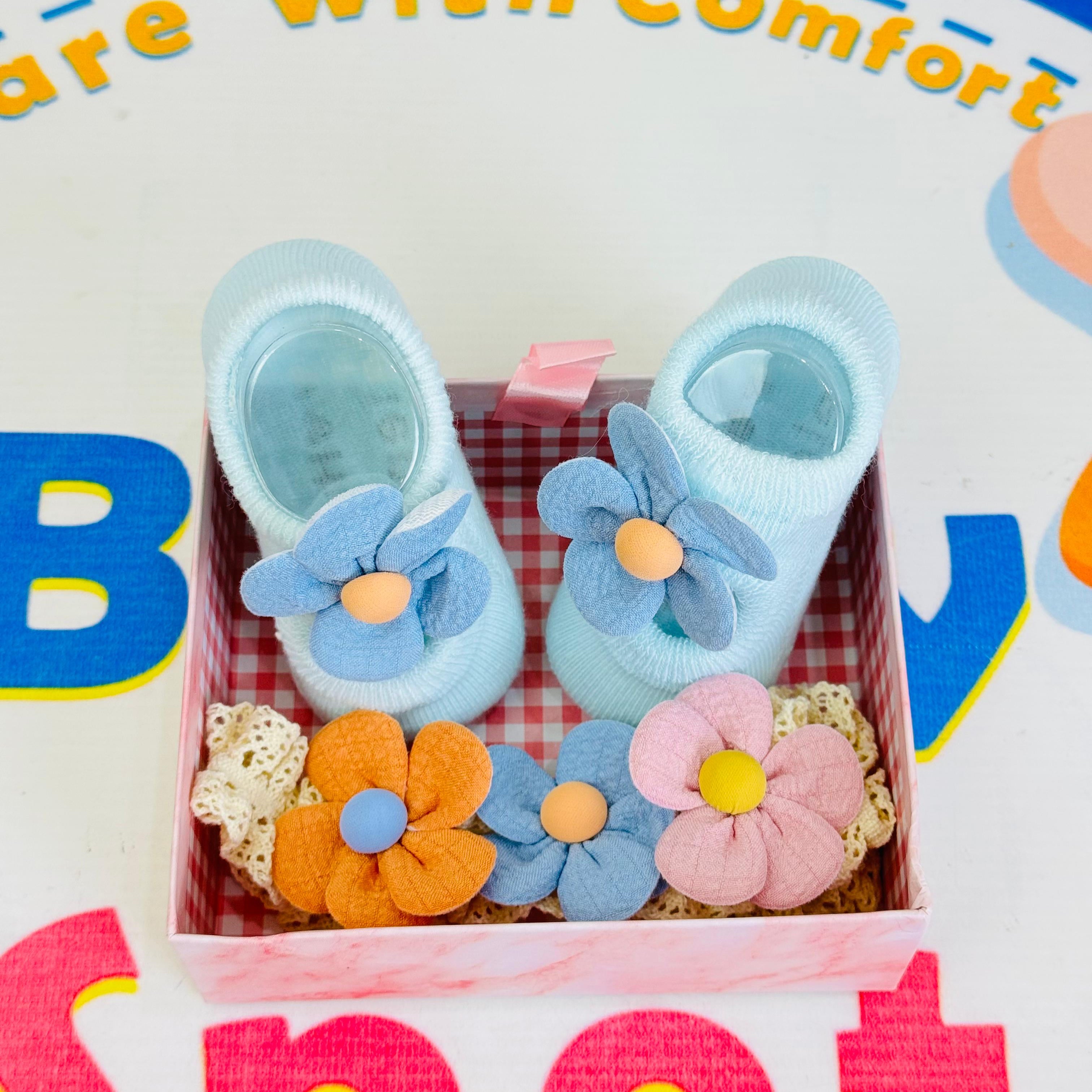 Baby Fancy Botti with Matching Hair Band – Box Packing