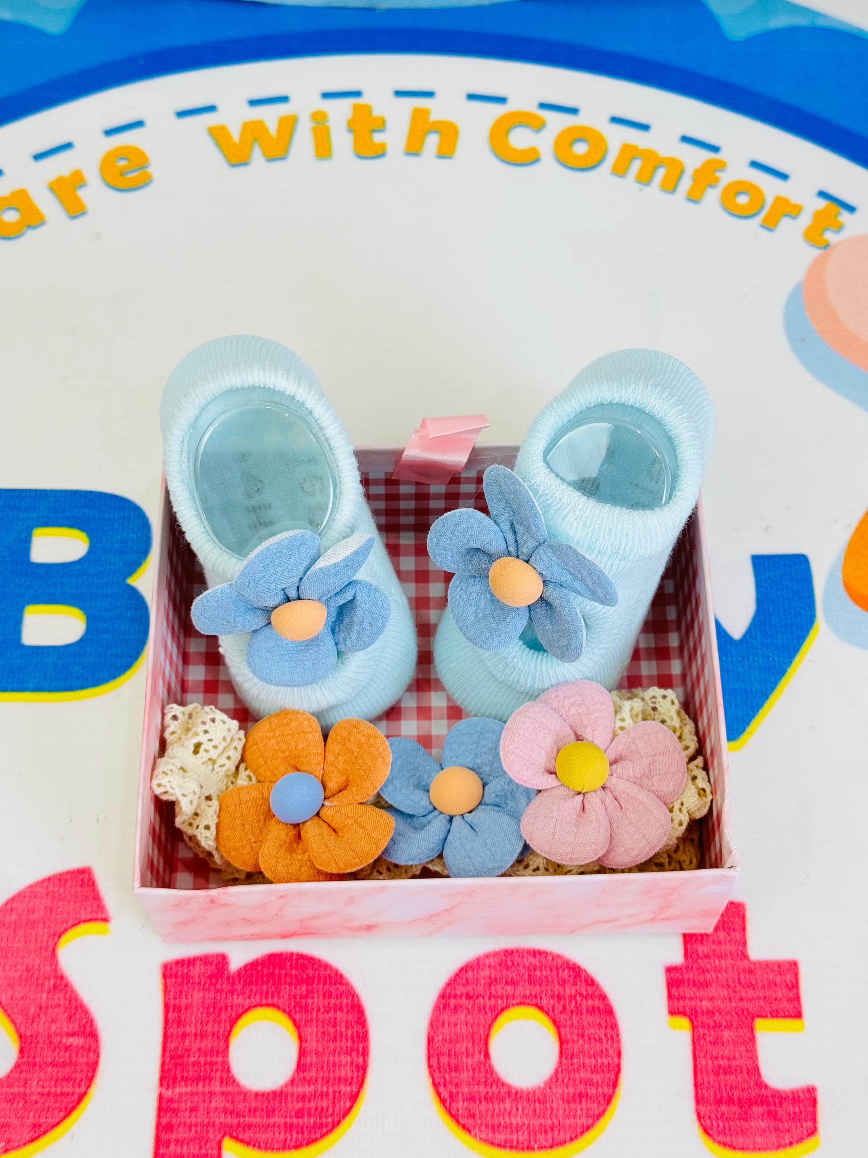 Baby Fancy Botti with Matching Hair Band – Box Packing