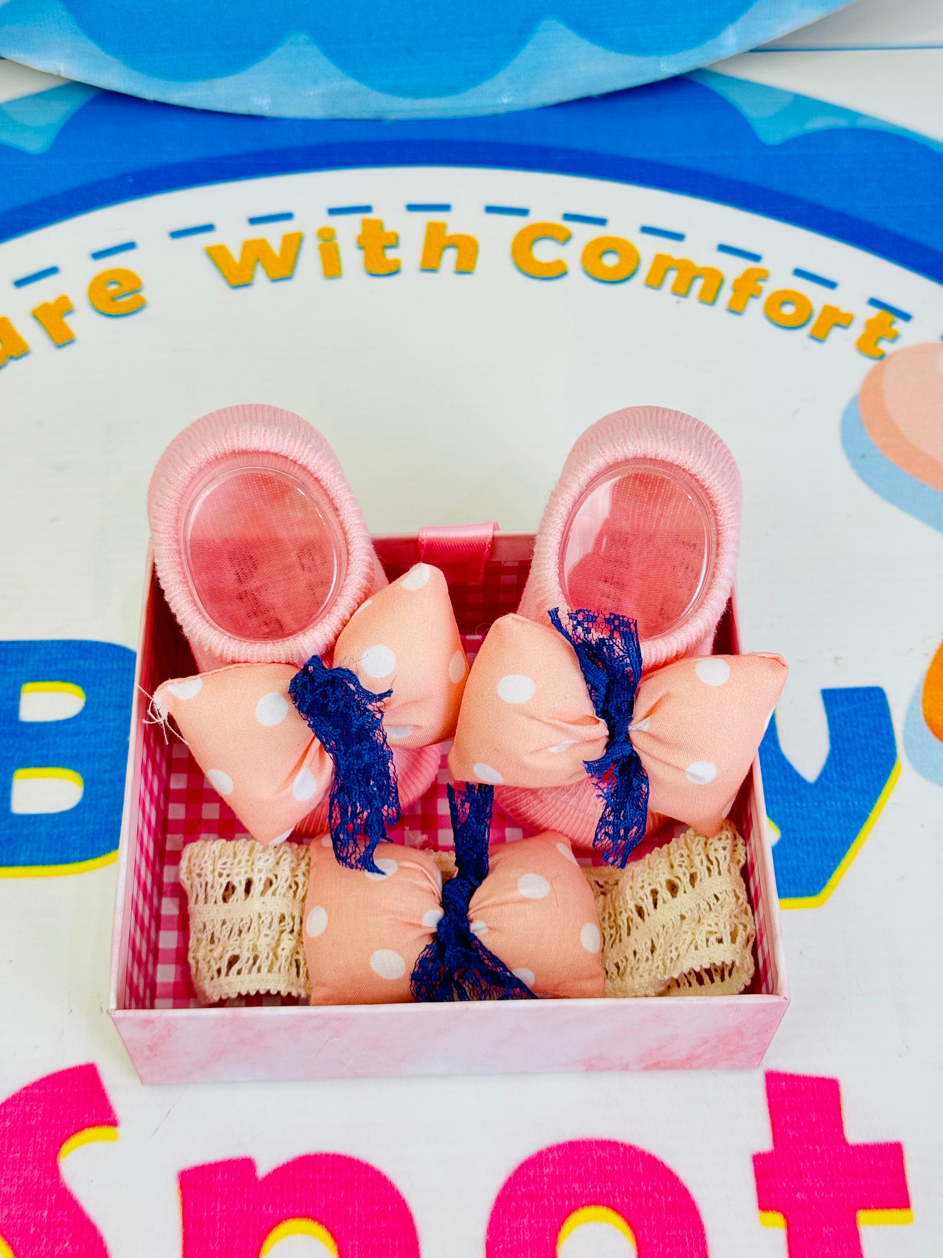 Baby Fancy Botti with Matching Hair Band – Box Packing
