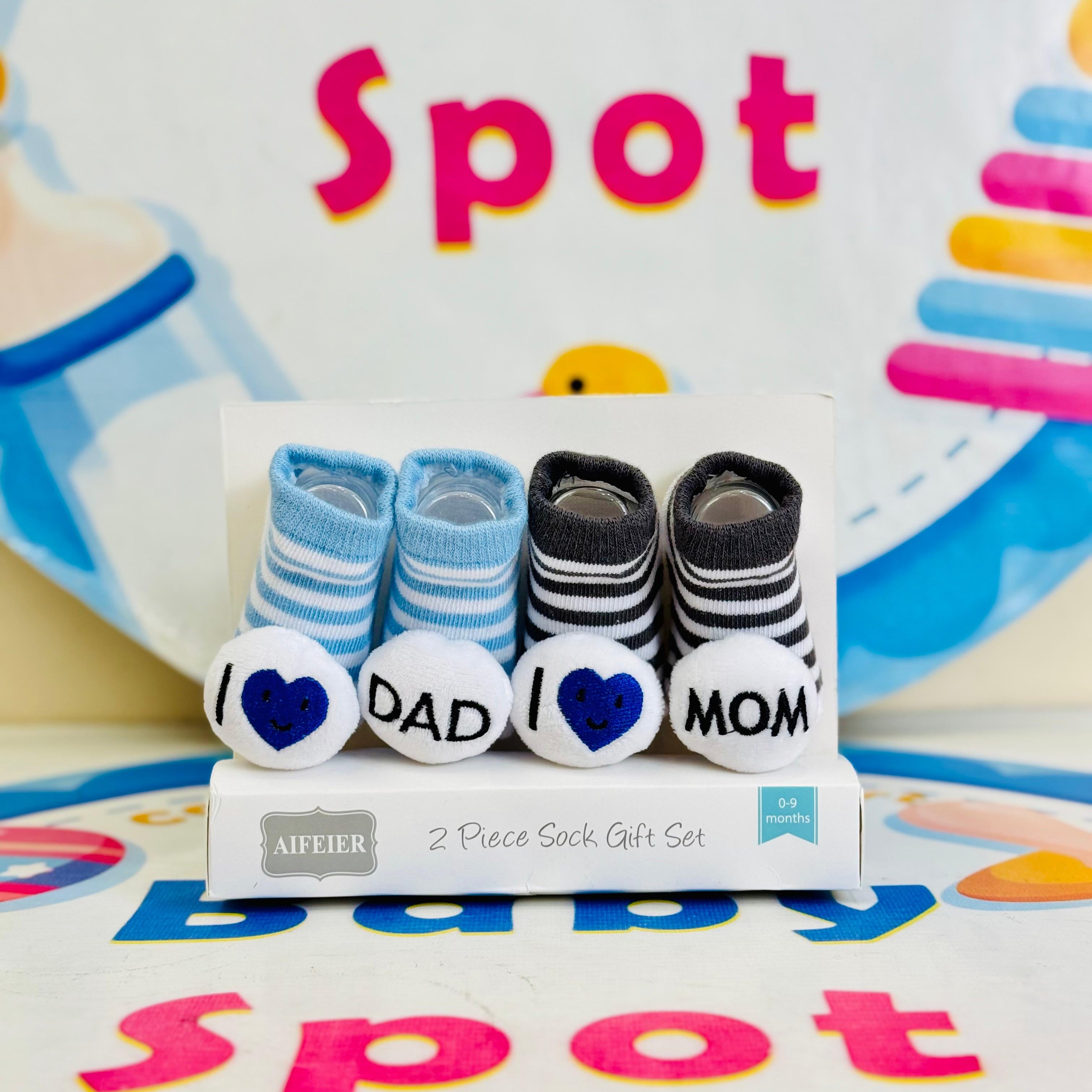 AIFEIER Branded Pack of 2 Socks Botties