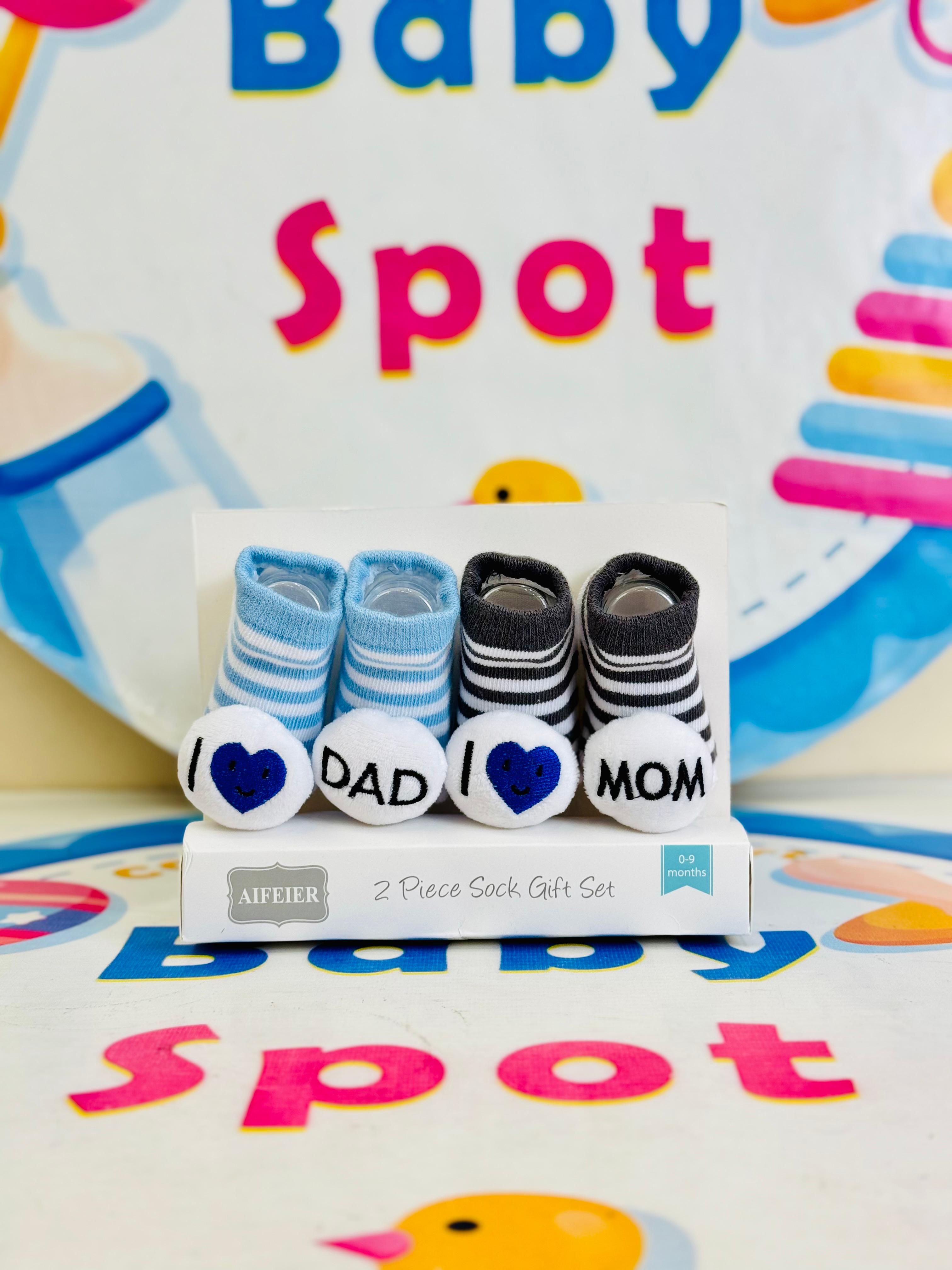 AIFEIER Branded Pack of 2 Socks Botties