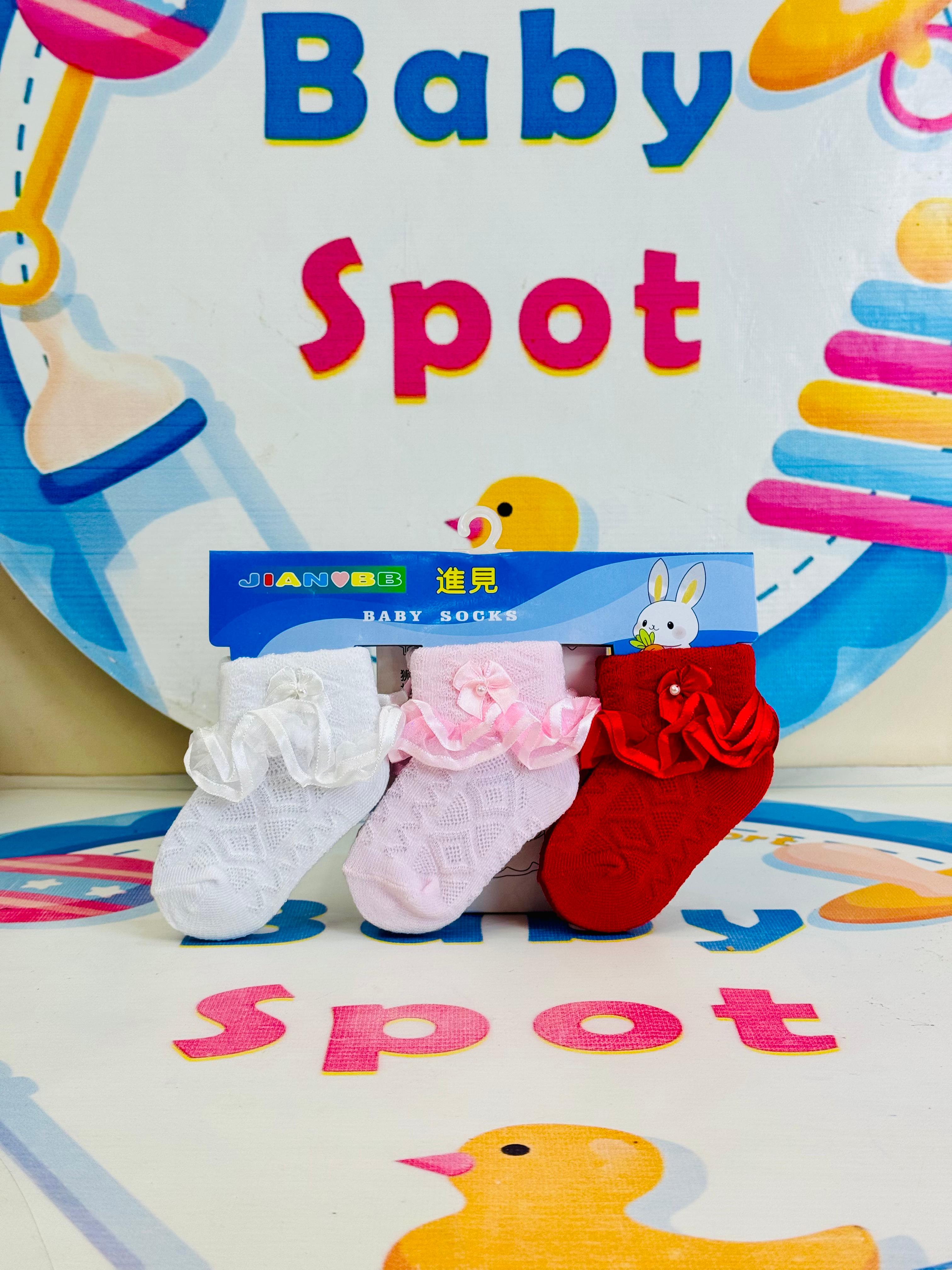 Baby –Set of 3 Socks for(0-12 months)