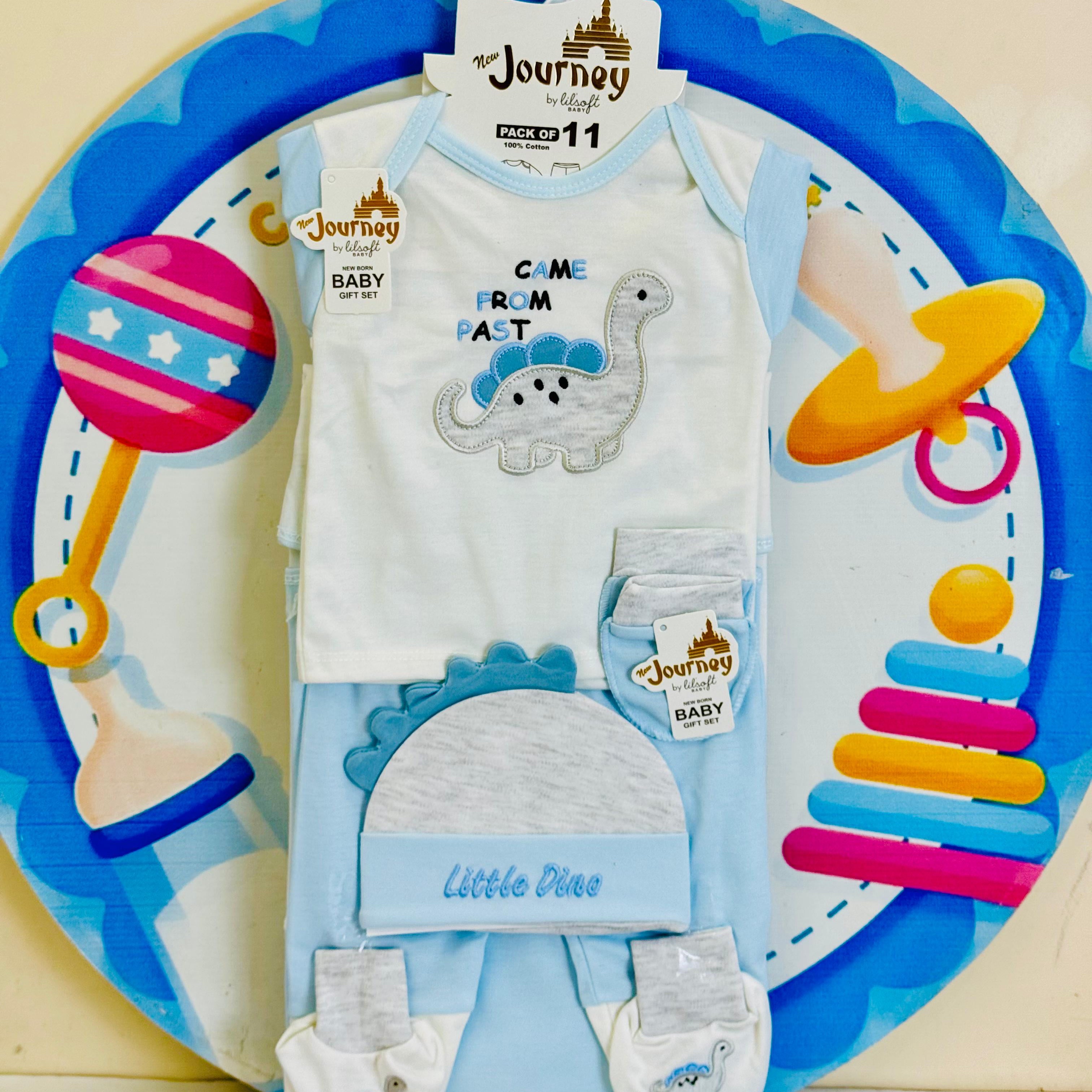 11 pcs baby starter set collection (Blue)