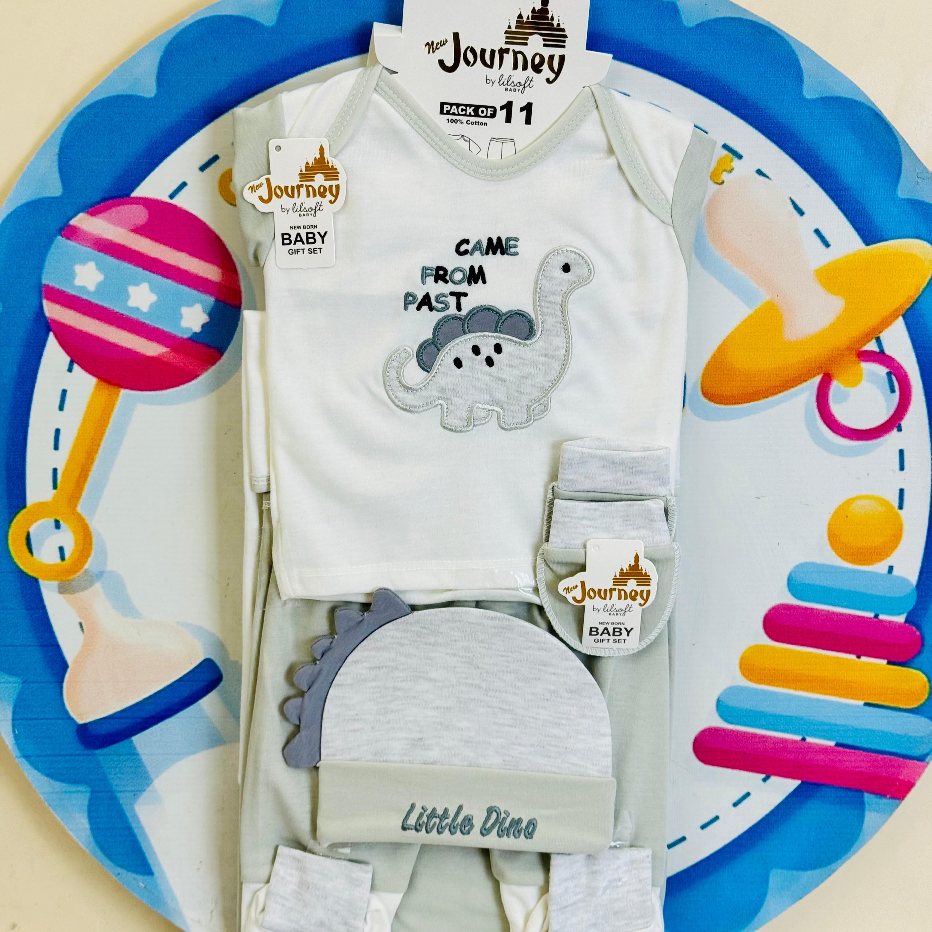 11 pcs baby starter set collection (Grey)
