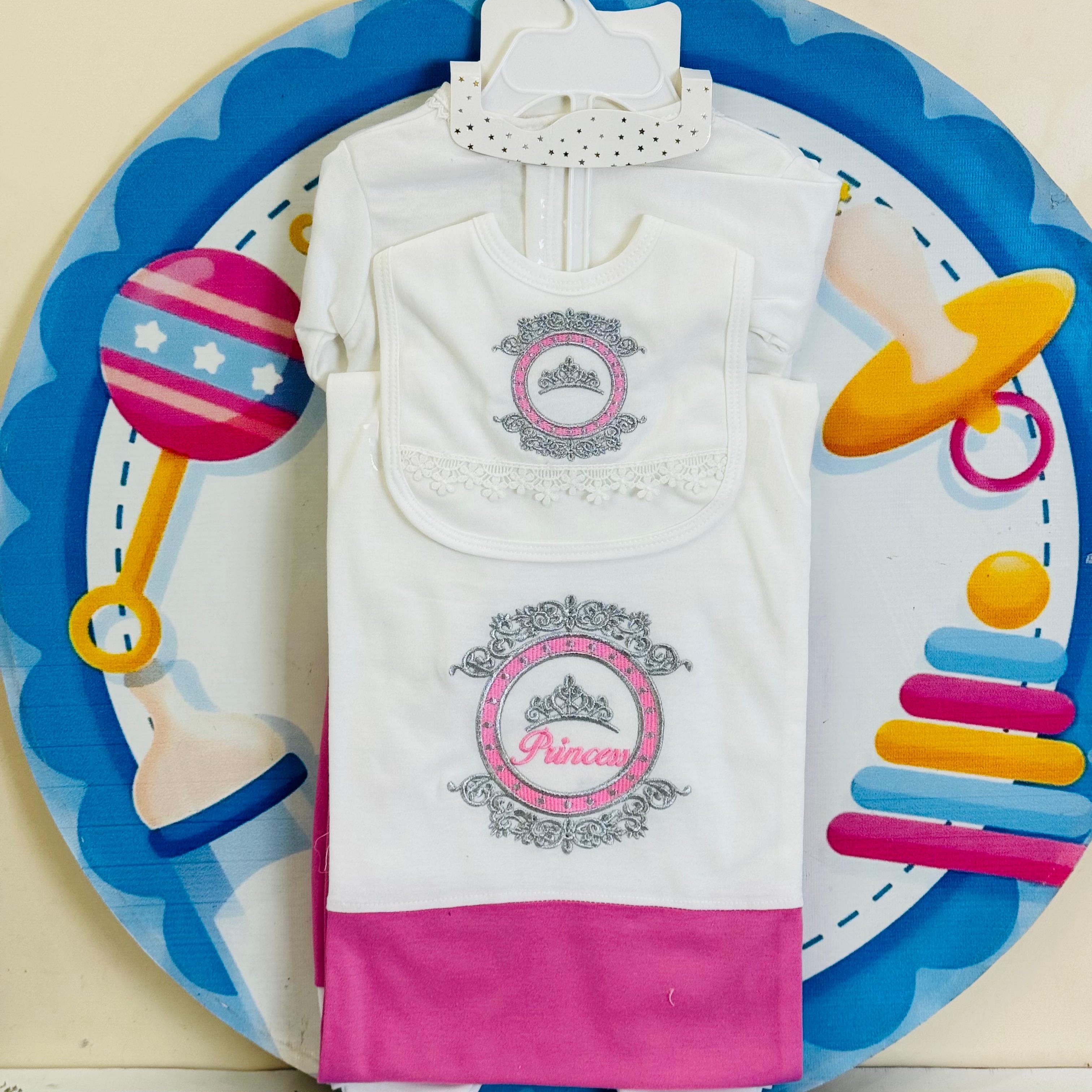 Baby 8-Piece Princess Starter Set(Pink)