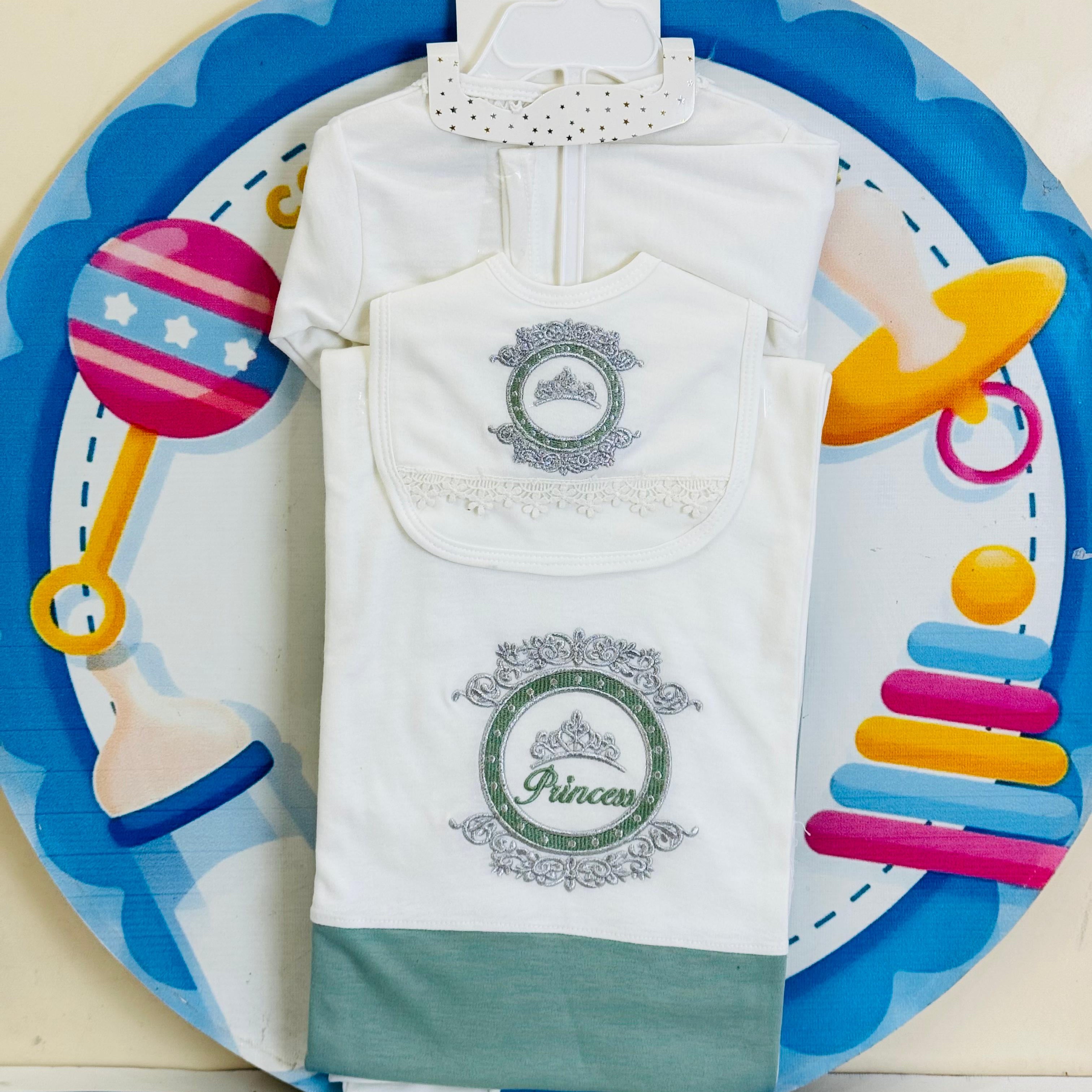 Baby 8-Piece Princess Starter Set(Green)