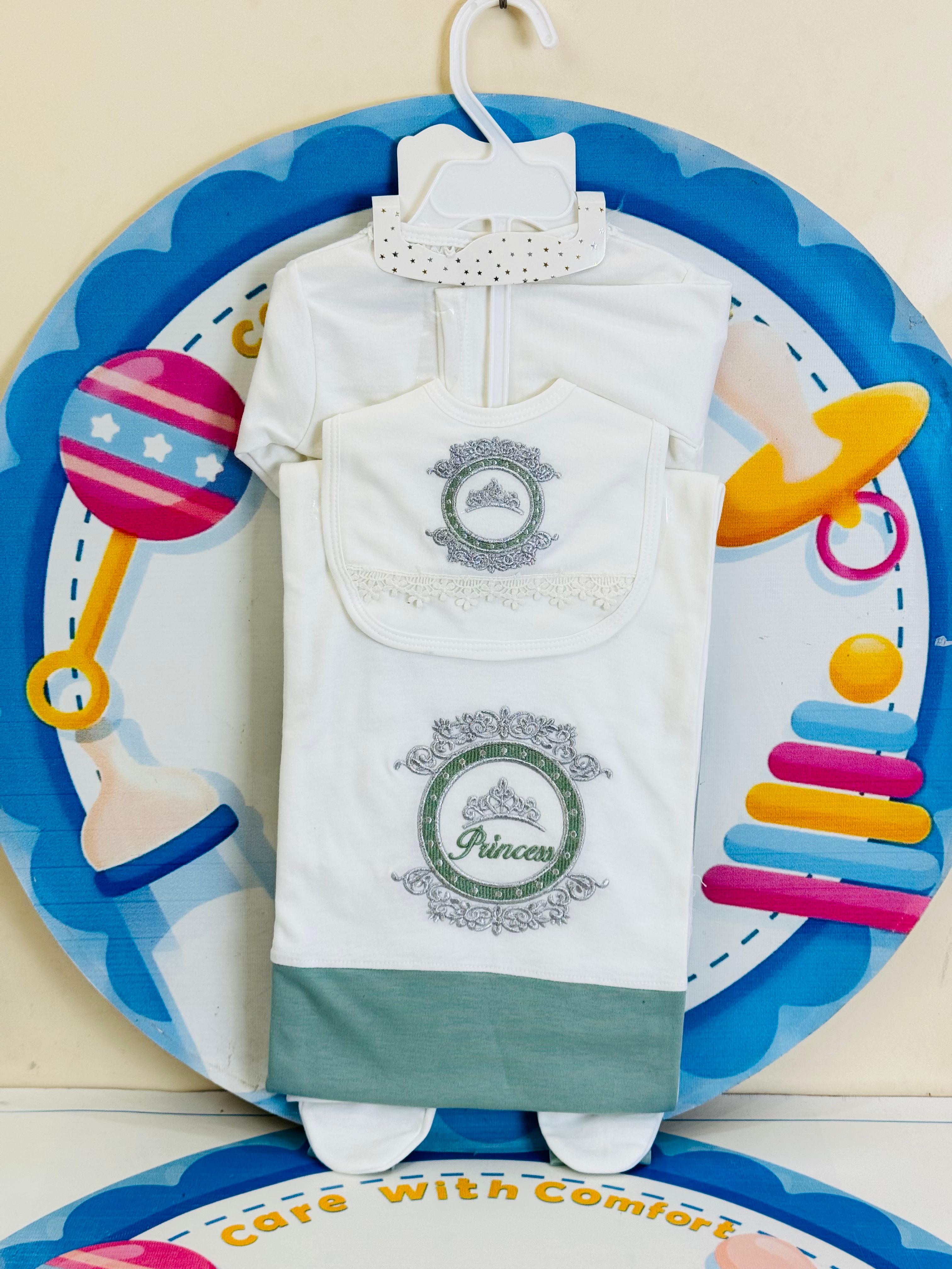 Baby 8-Piece Princess Starter Set(Green)