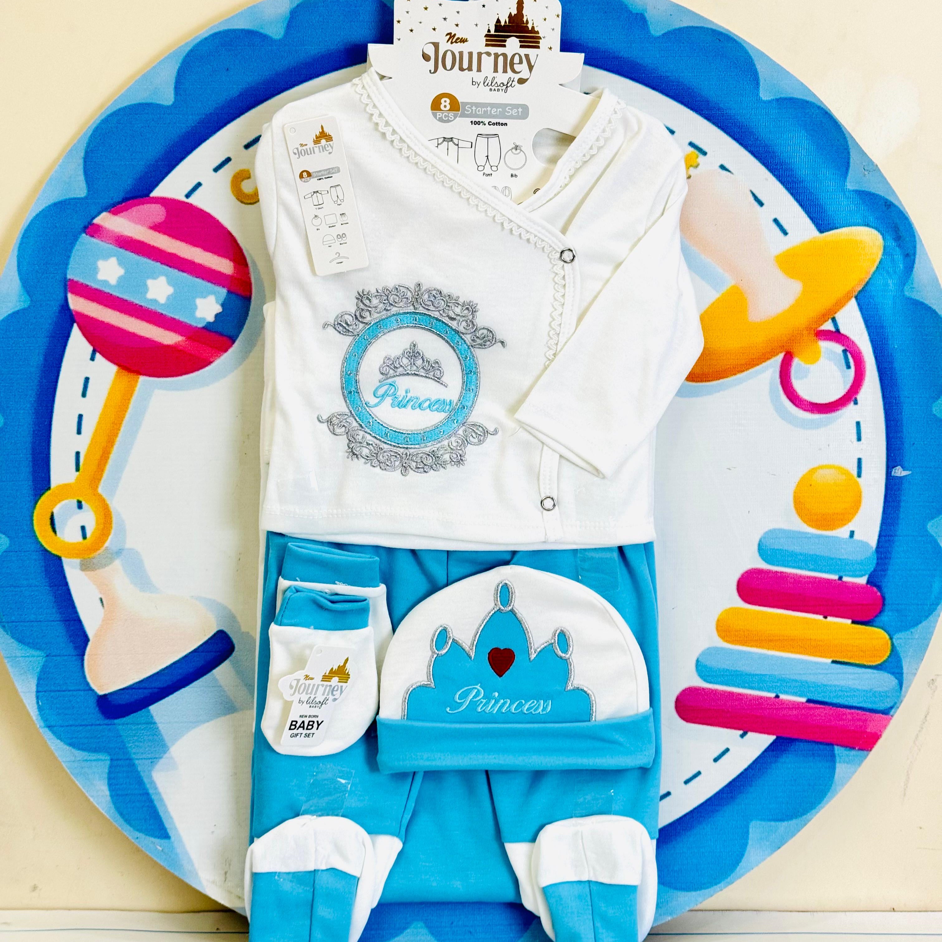 Baby 8-Piece Princess Starter Set(Ferozi)