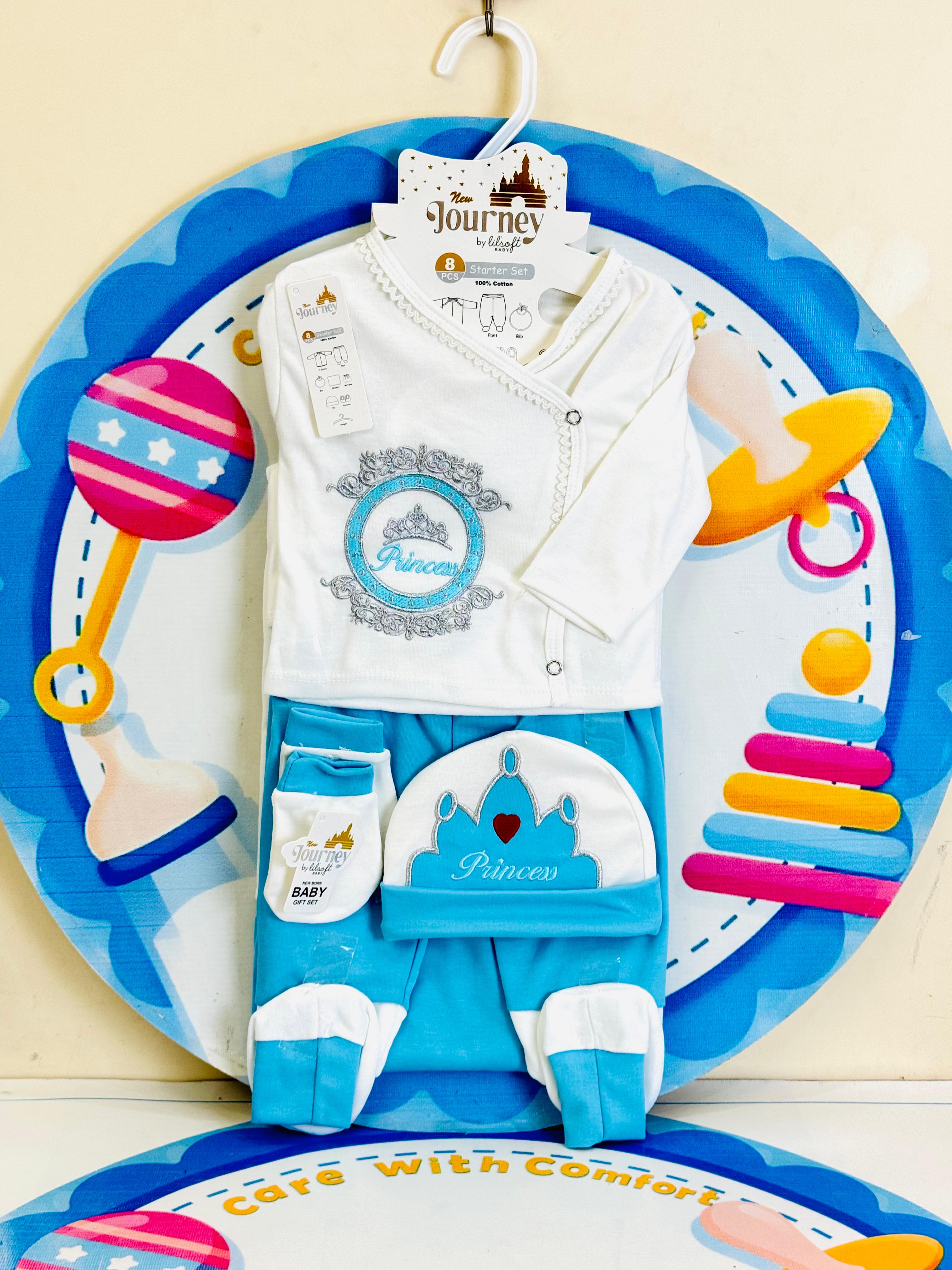 Baby 8-Piece Princess Starter Set(Ferozi)