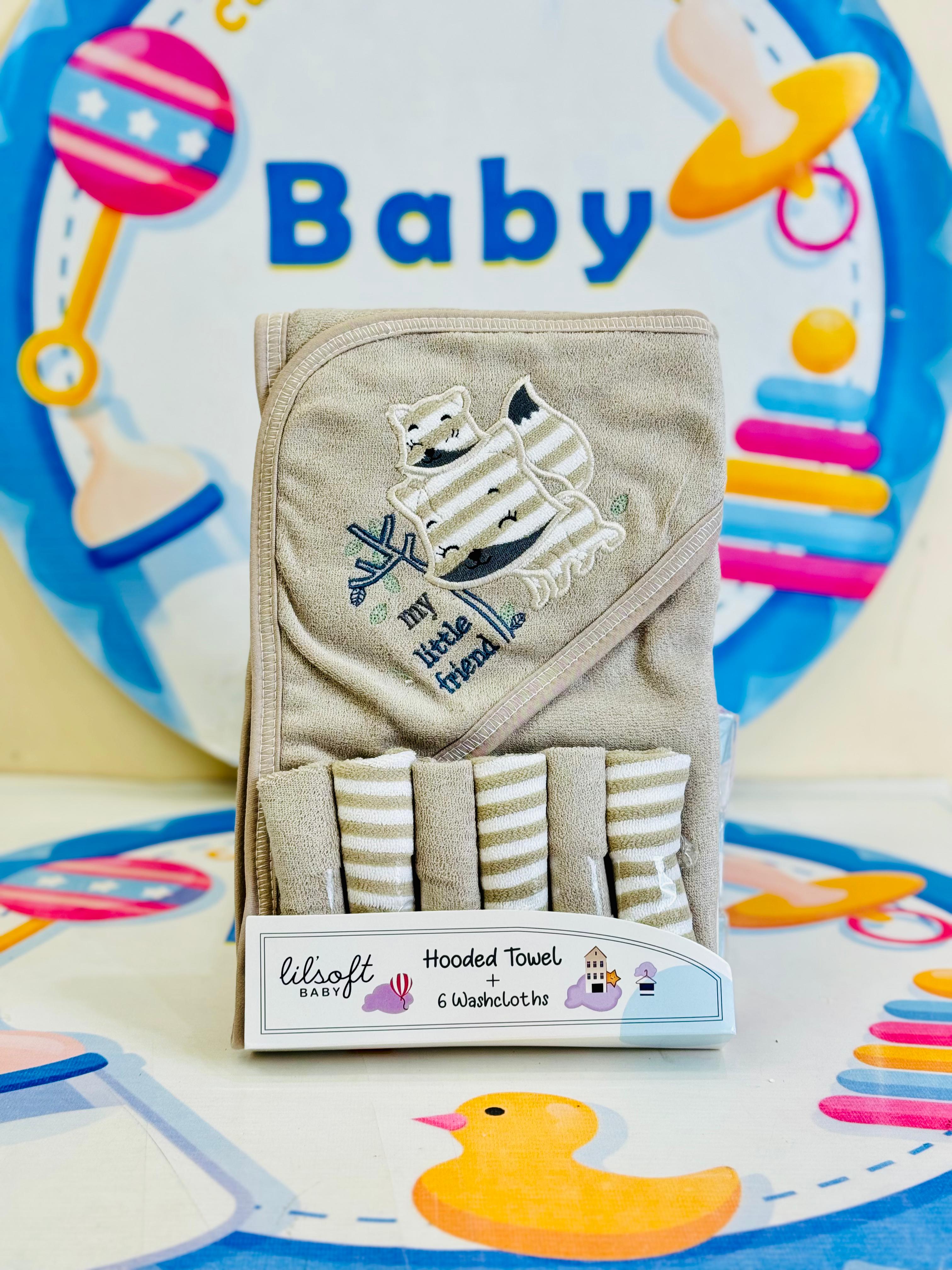 Lilsoft 7-Piece Baby Towel Set G