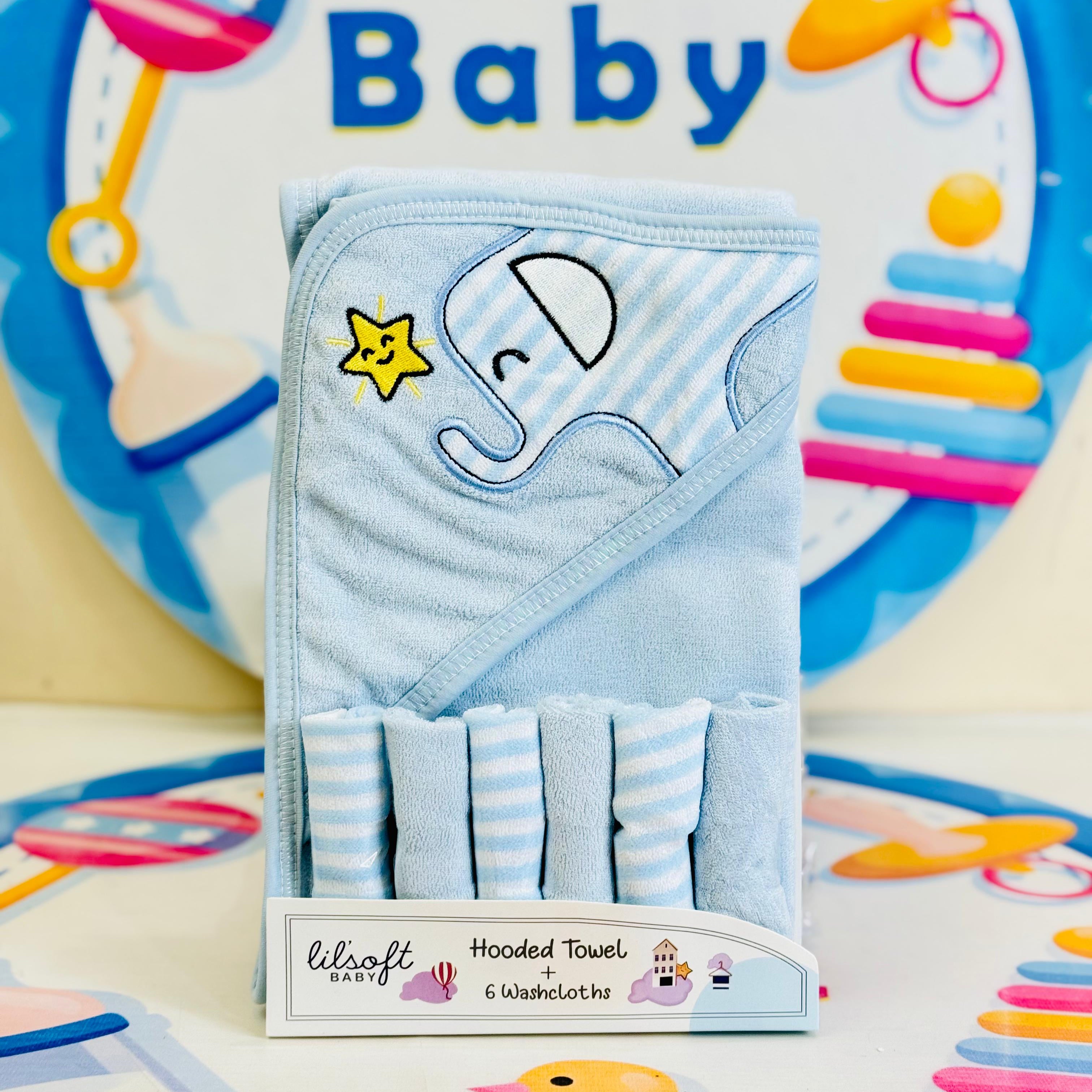 Lilsoft 7-Piece Baby Towel Set B
