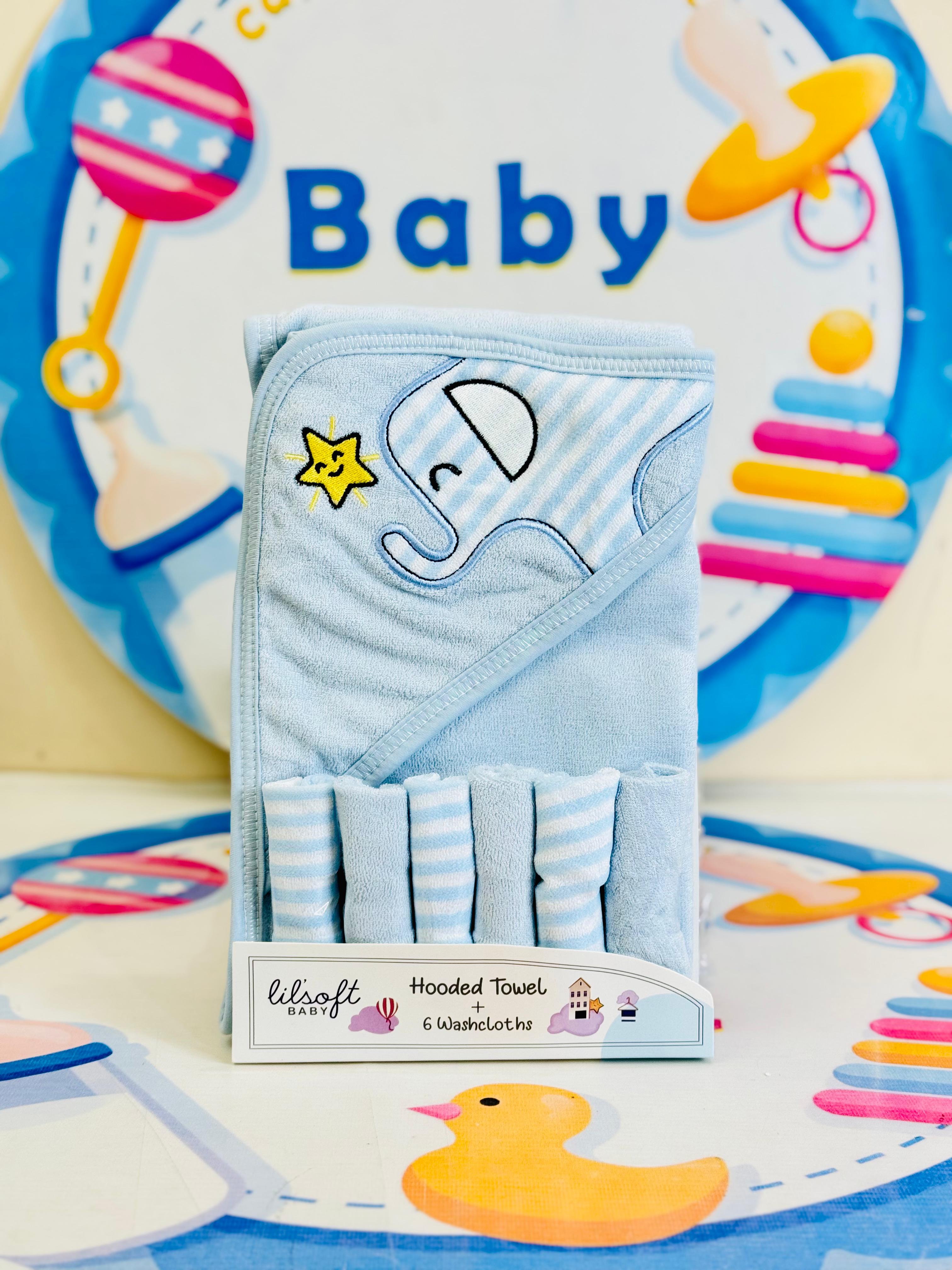 Lilsoft 7-Piece Baby Towel Set B