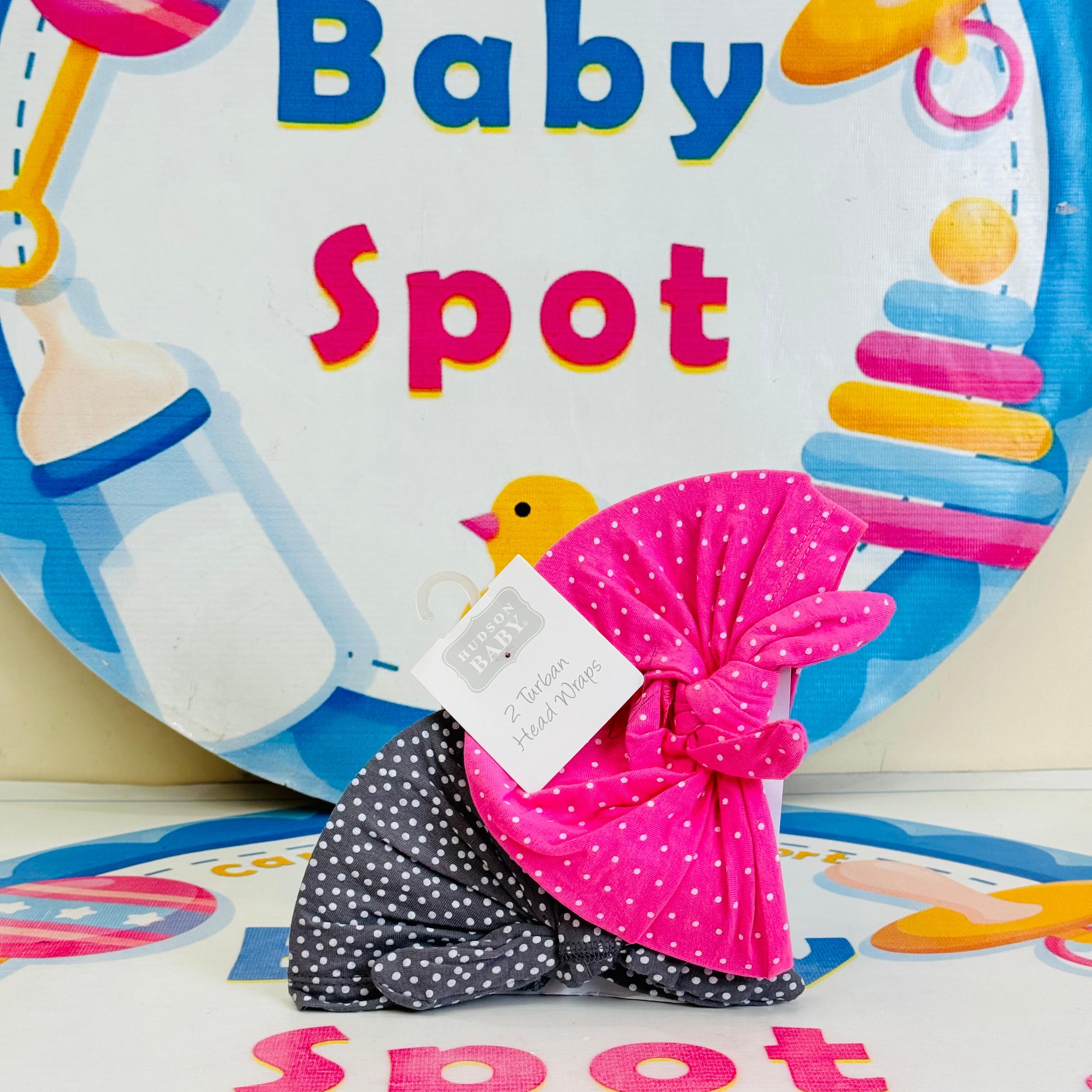 Baby Turban Caps – Set of 2 in Adorable Designs