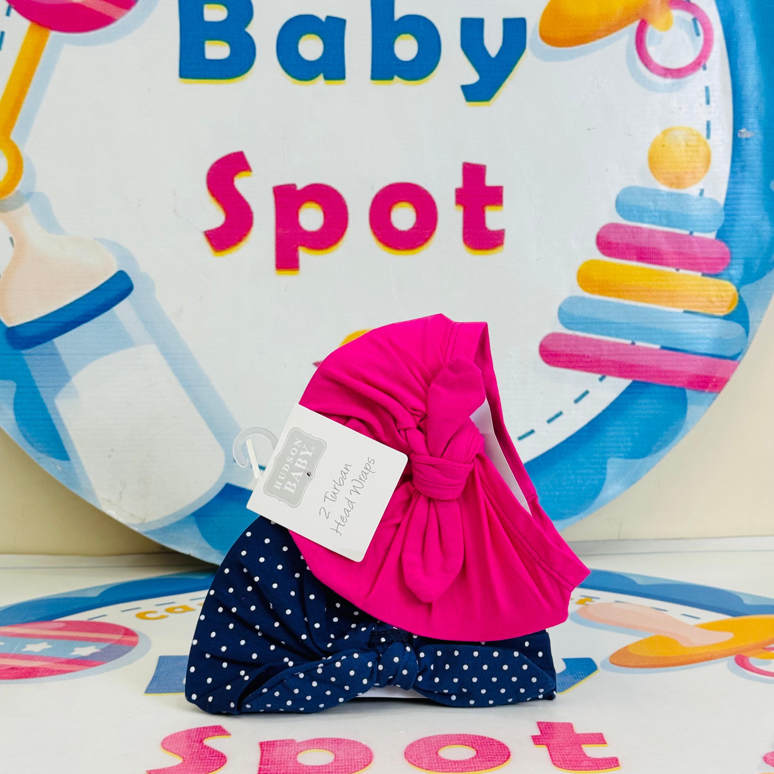 Baby Turban Caps – Set of 2 in Adorable Designs