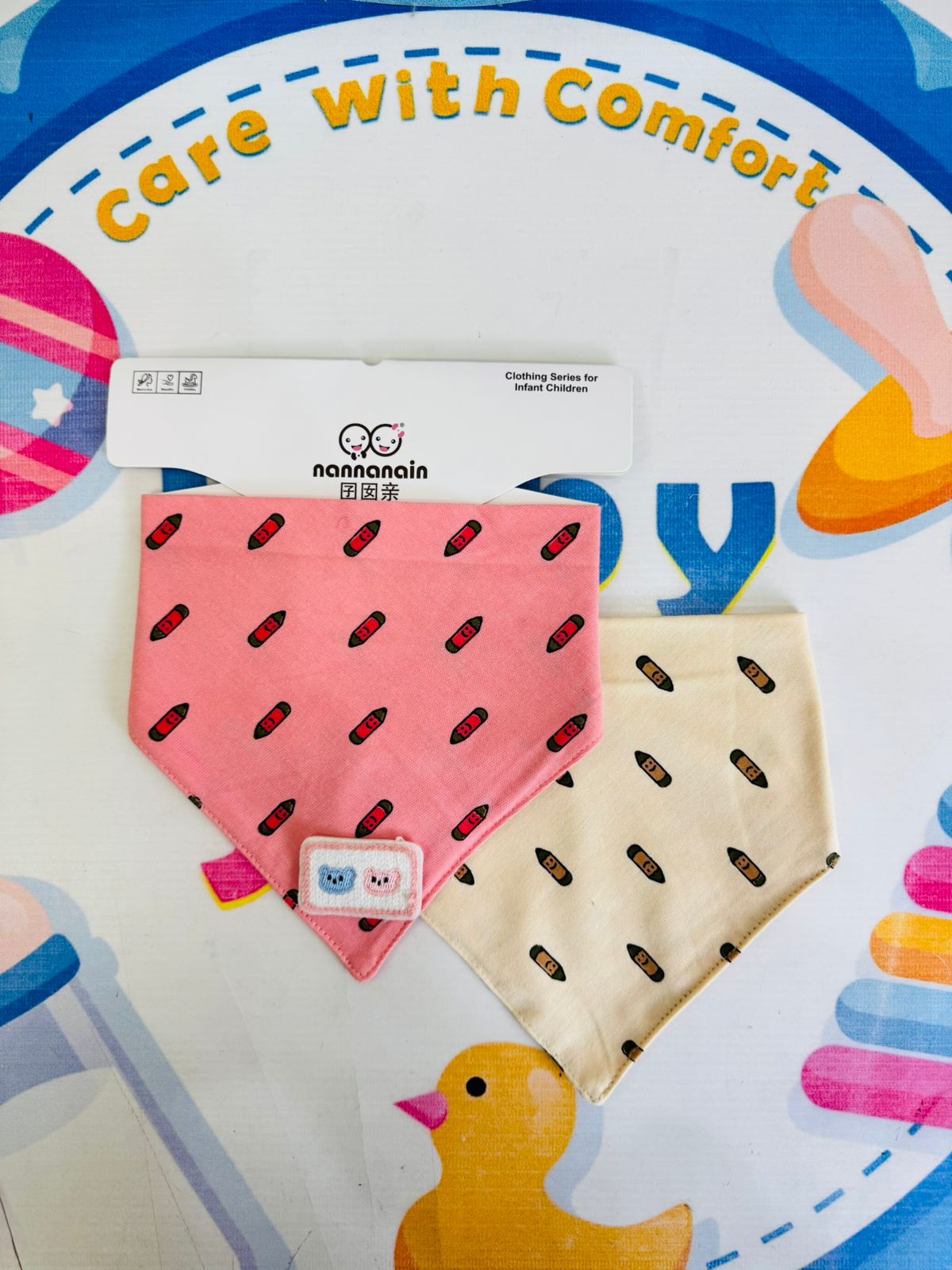 Baby Premium Bandana Bibs – Set of 2