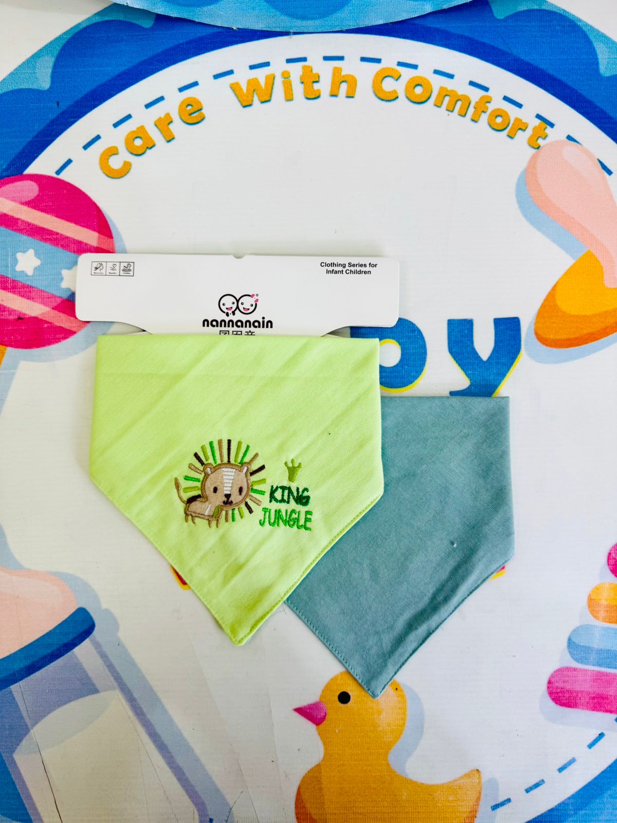 Baby Premium Bandana Bibs – Set of 2