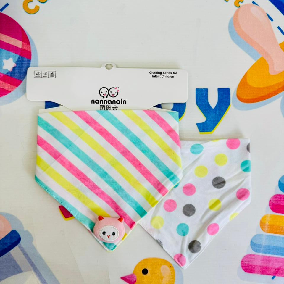 Baby Premium Bandana Bibs – Set of 2